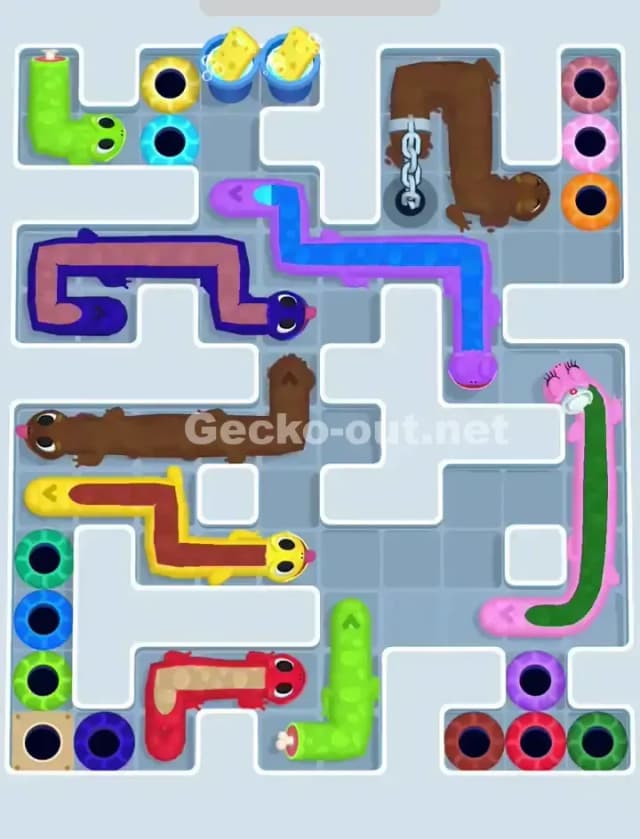 Gecko Out Level 1123 Solution 1