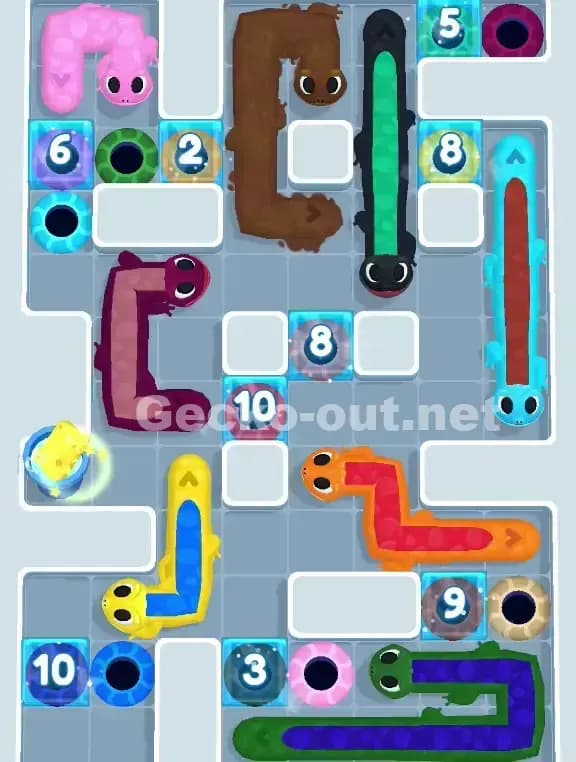 Gecko Out Level 989 Screenshot