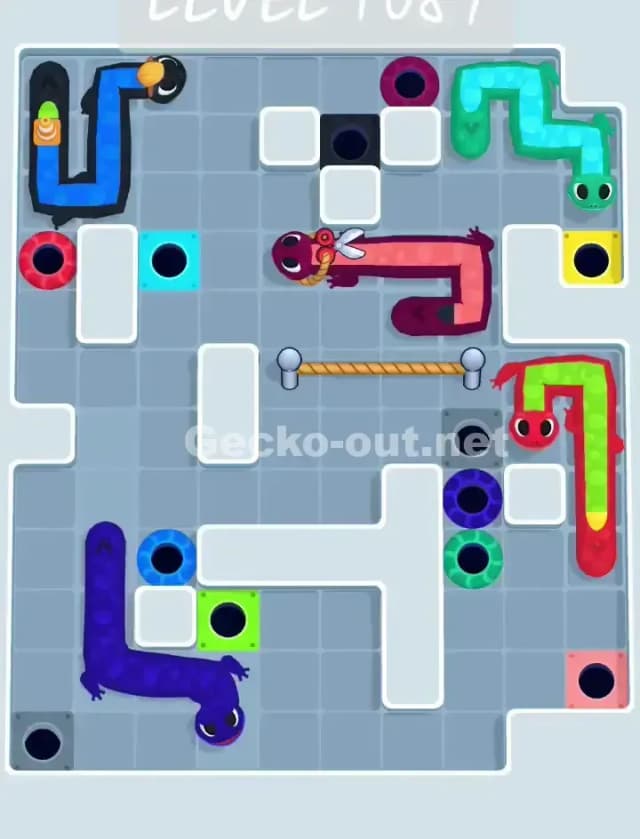 Gecko Out Level 1087 Solution 2