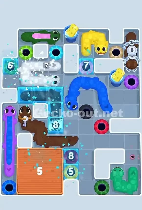 Gecko Out Level 834 Screenshot