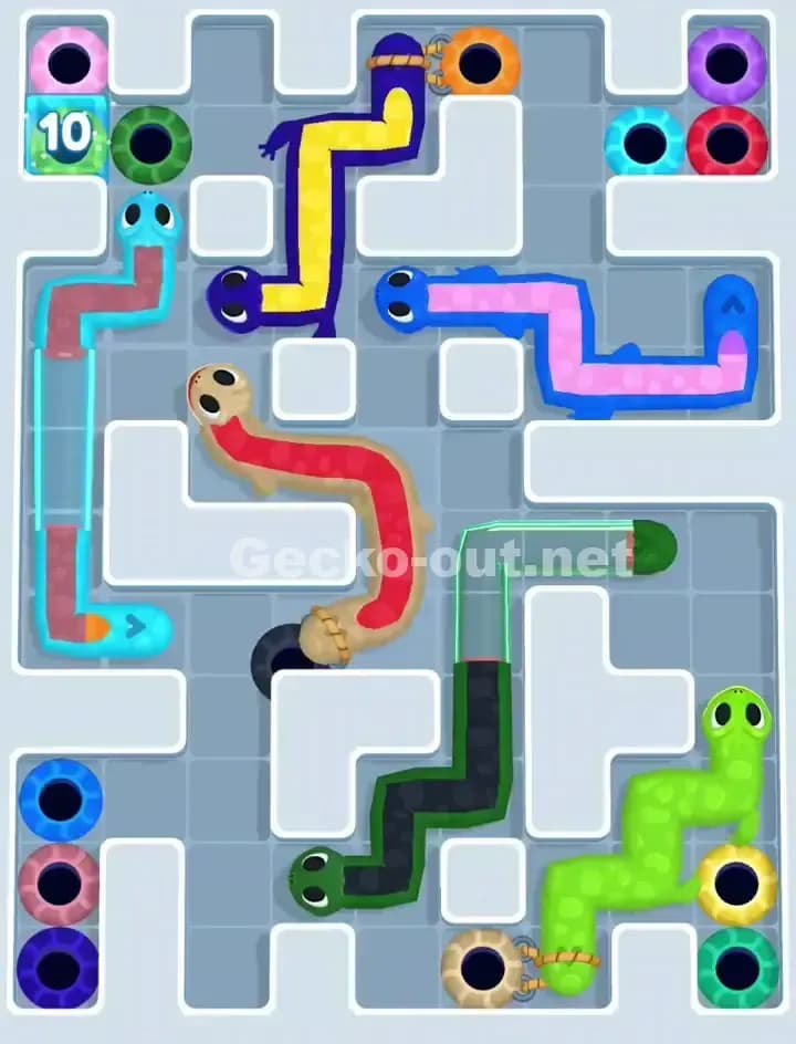 Gecko Out Level 1037 Screenshot