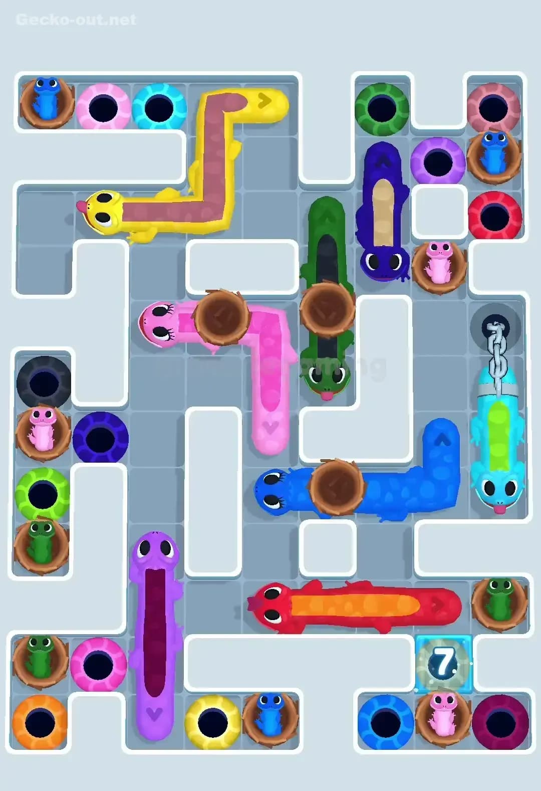 Gecko Out Level 645 Screenshot