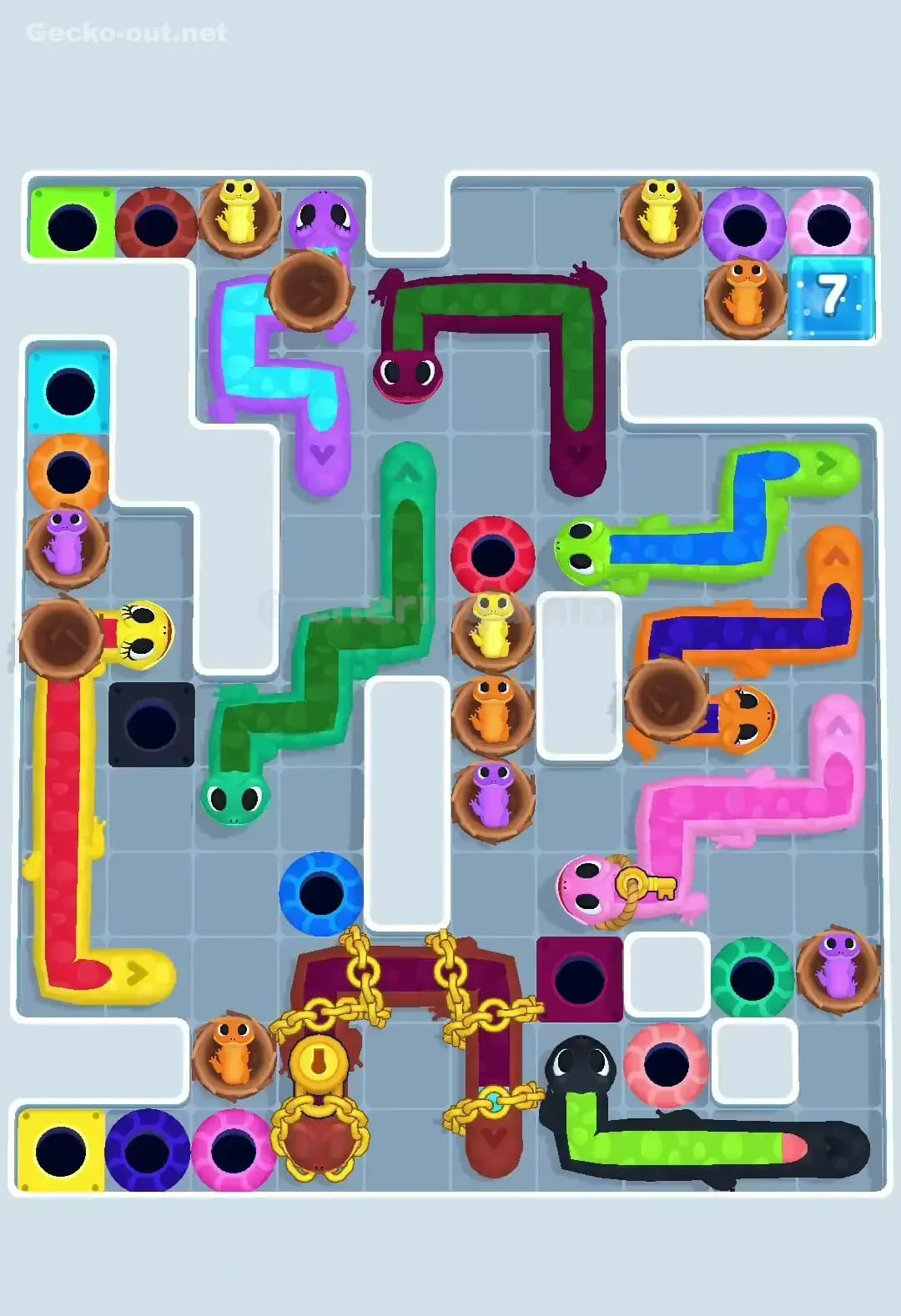 Gecko Out Level 641 Screenshot