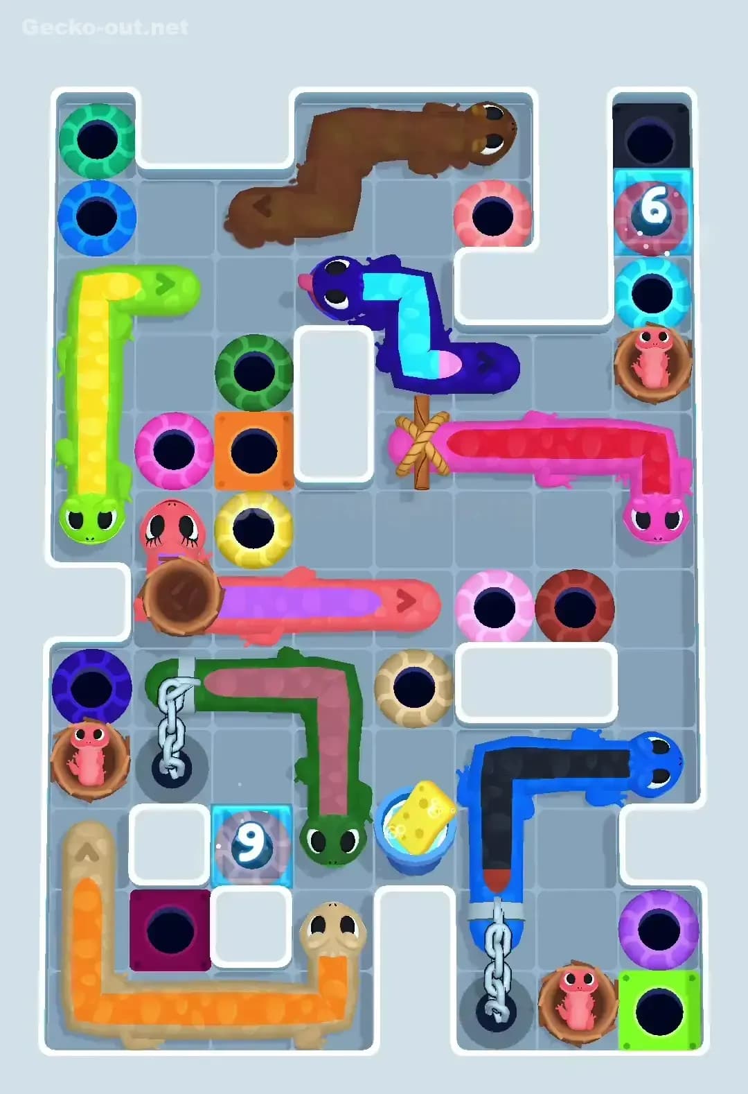 Gecko Out Level 642 Screenshot