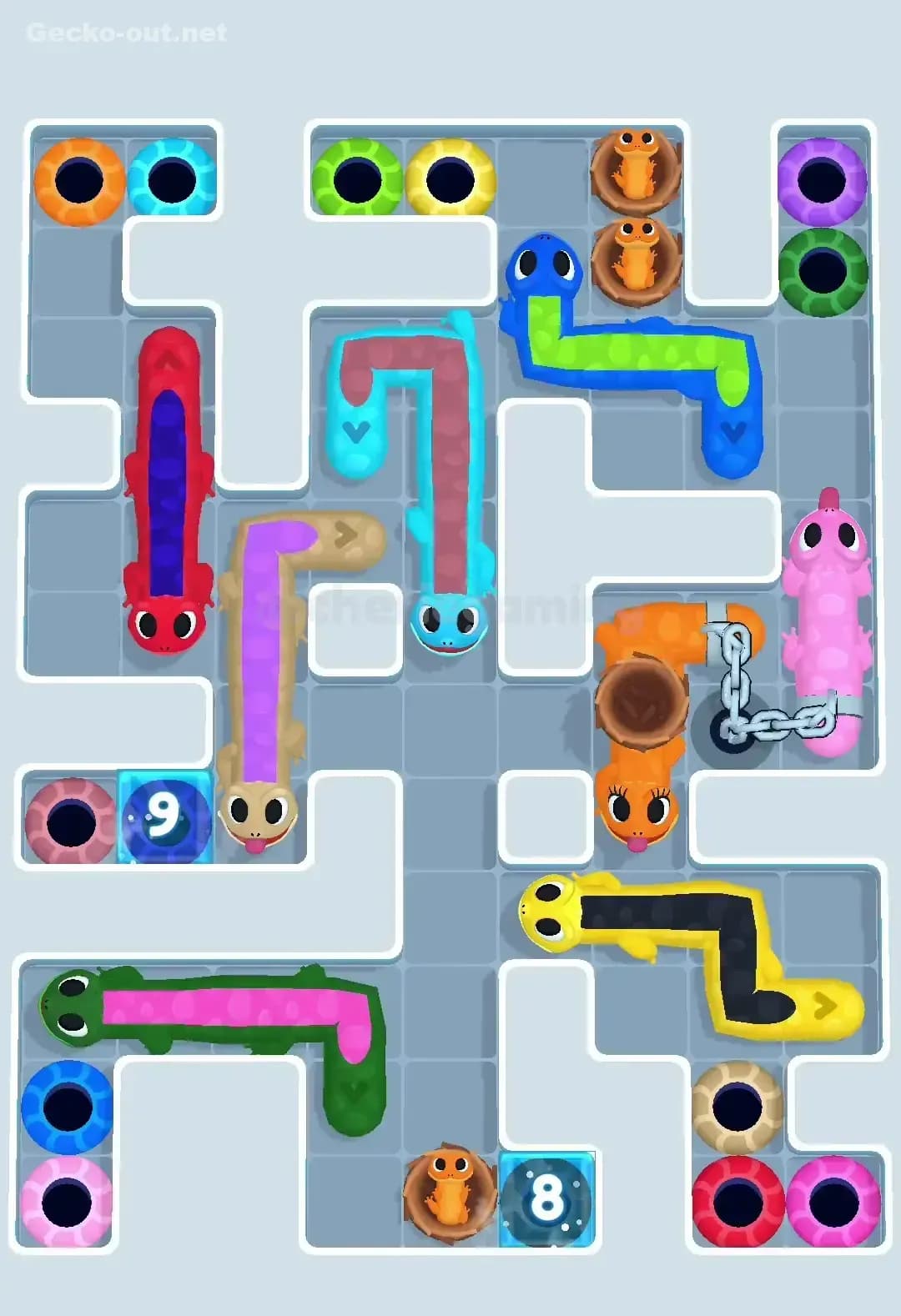 Gecko Out Level 618 Screenshot