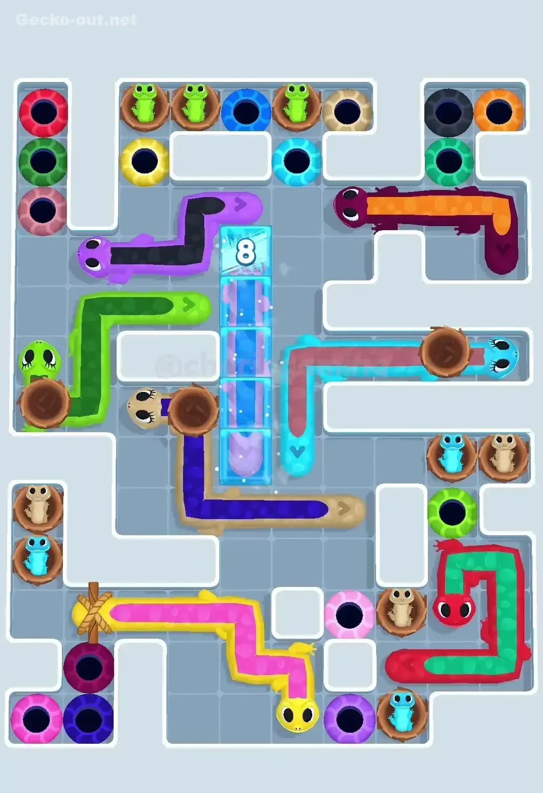 Gecko Out Level 608 Screenshot