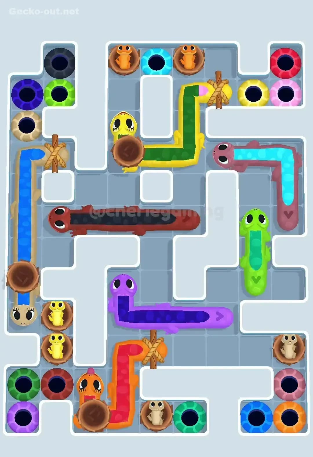 Gecko Out Level 606 Screenshot