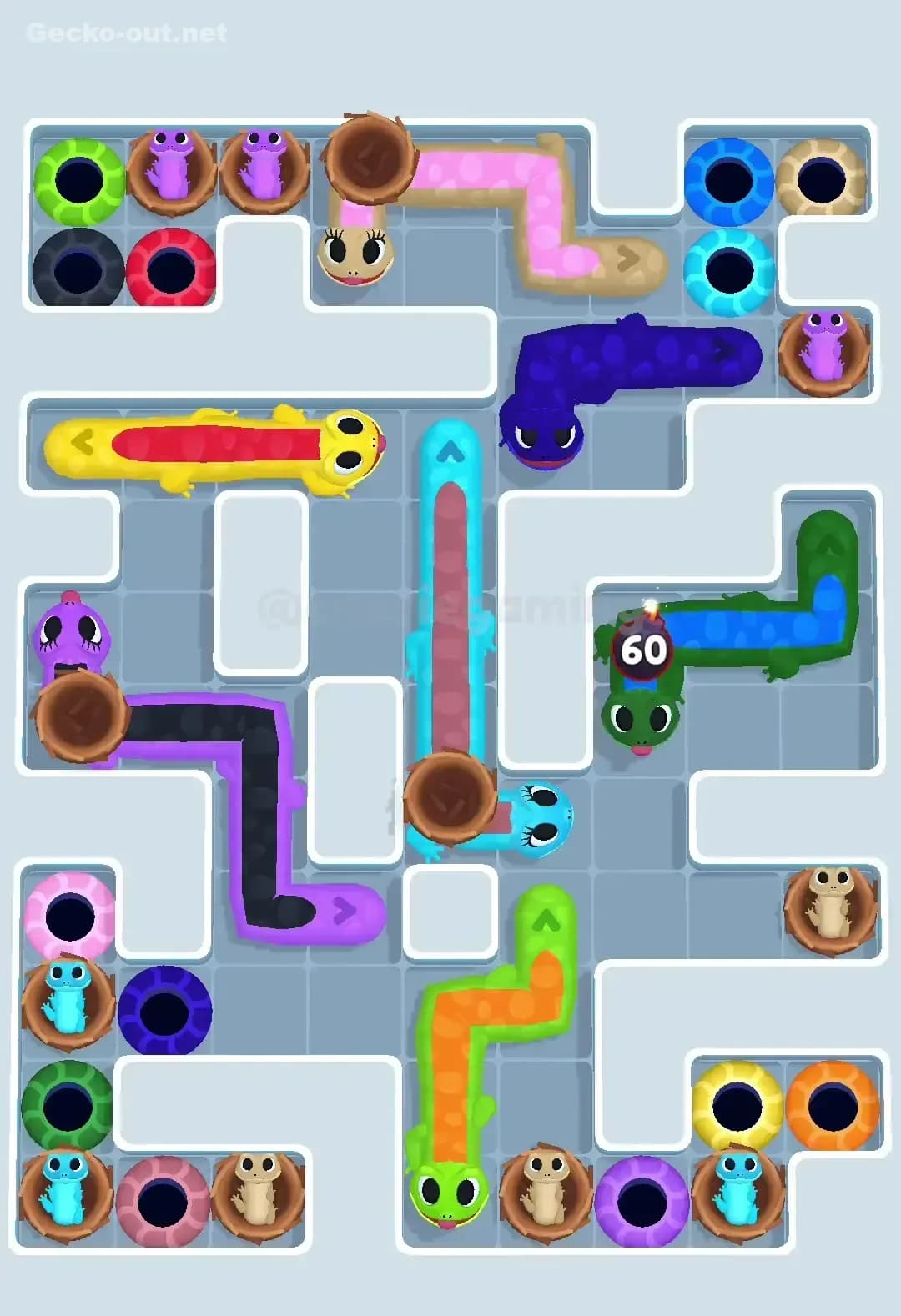 Gecko Out Level 600 Screenshot