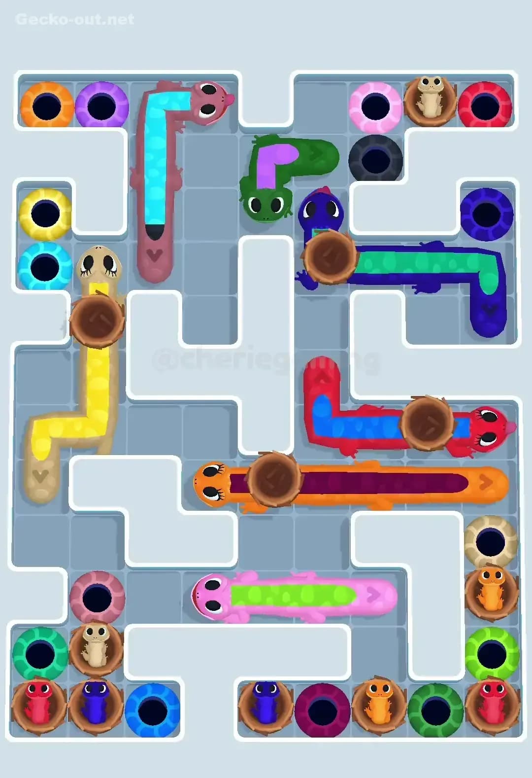 Gecko Out Level 596 Screenshot