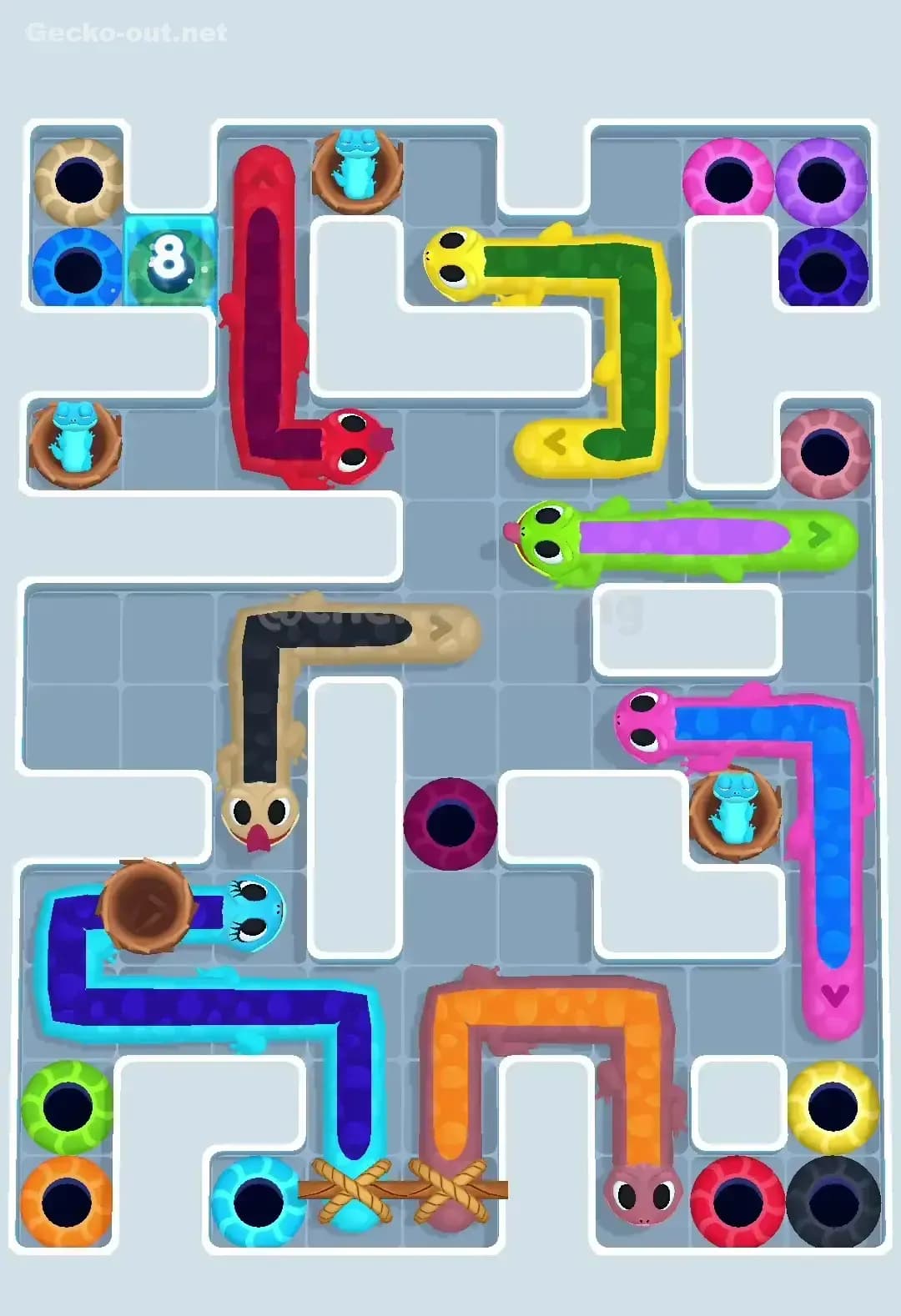 Gecko Out Level 583 Screenshot