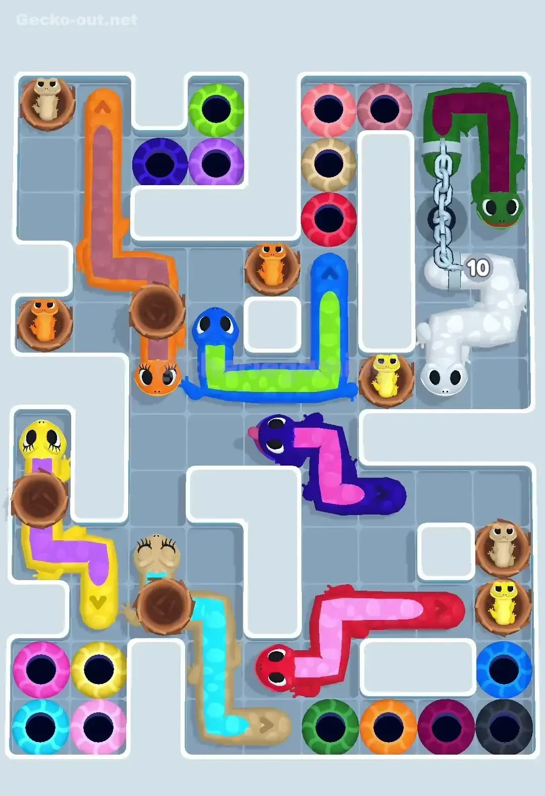 Gecko Out Level 579 Screenshot