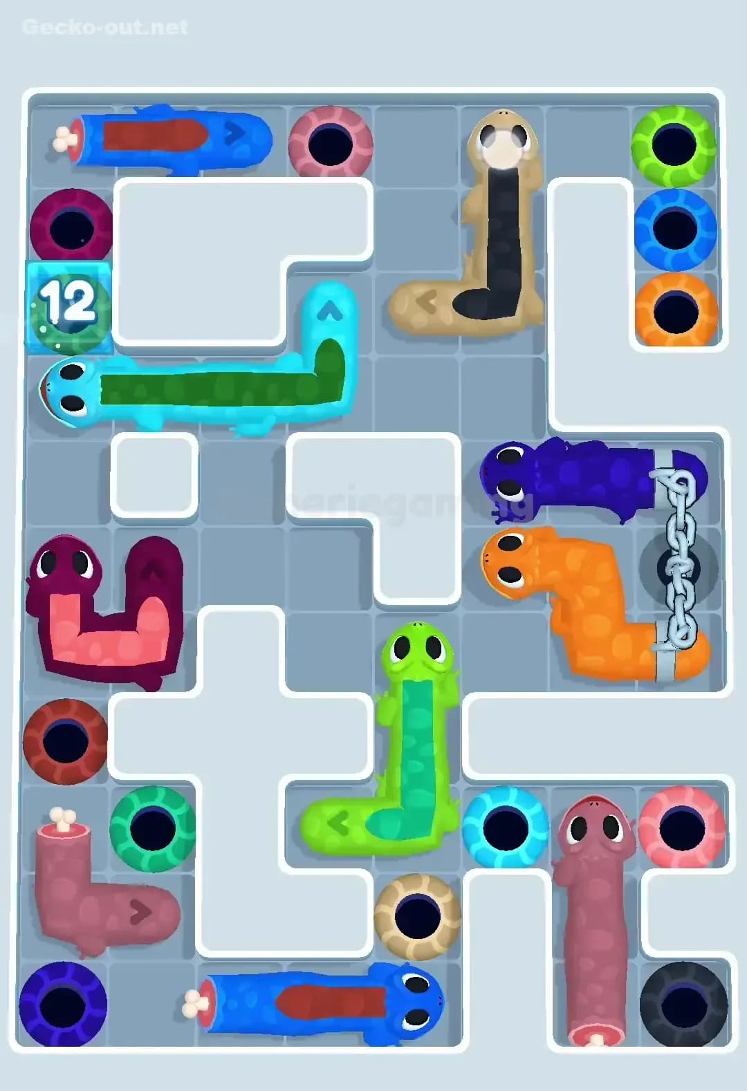 Gecko Out Level 557 Screenshot