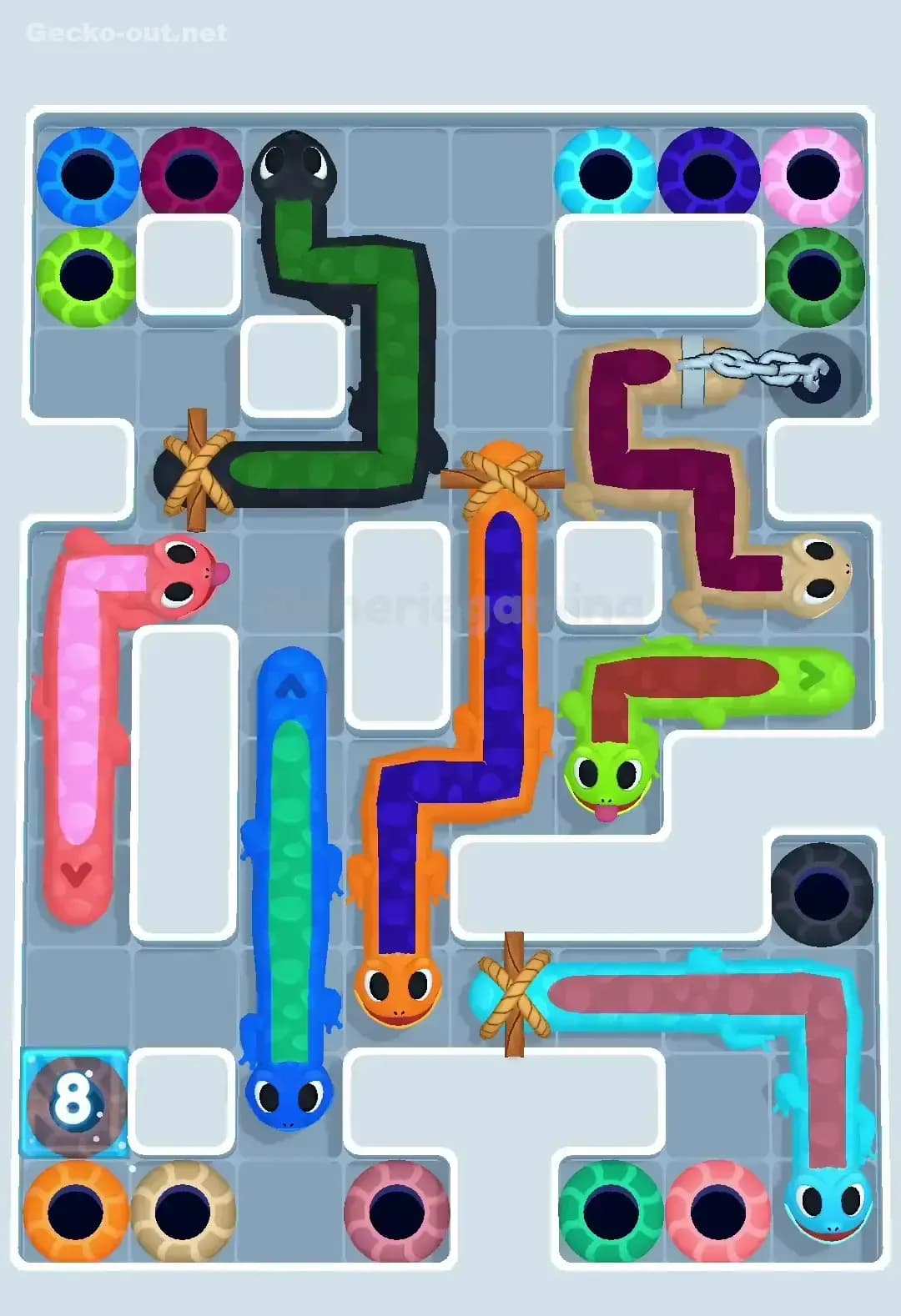 Gecko Out Level 554 Screenshot