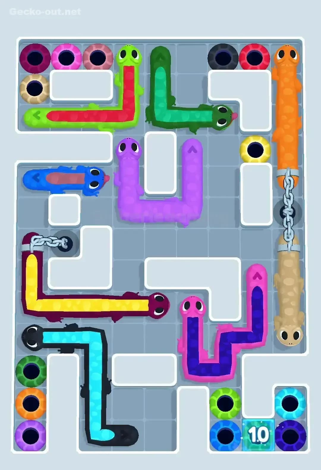 Gecko Out Level 547 Screenshot