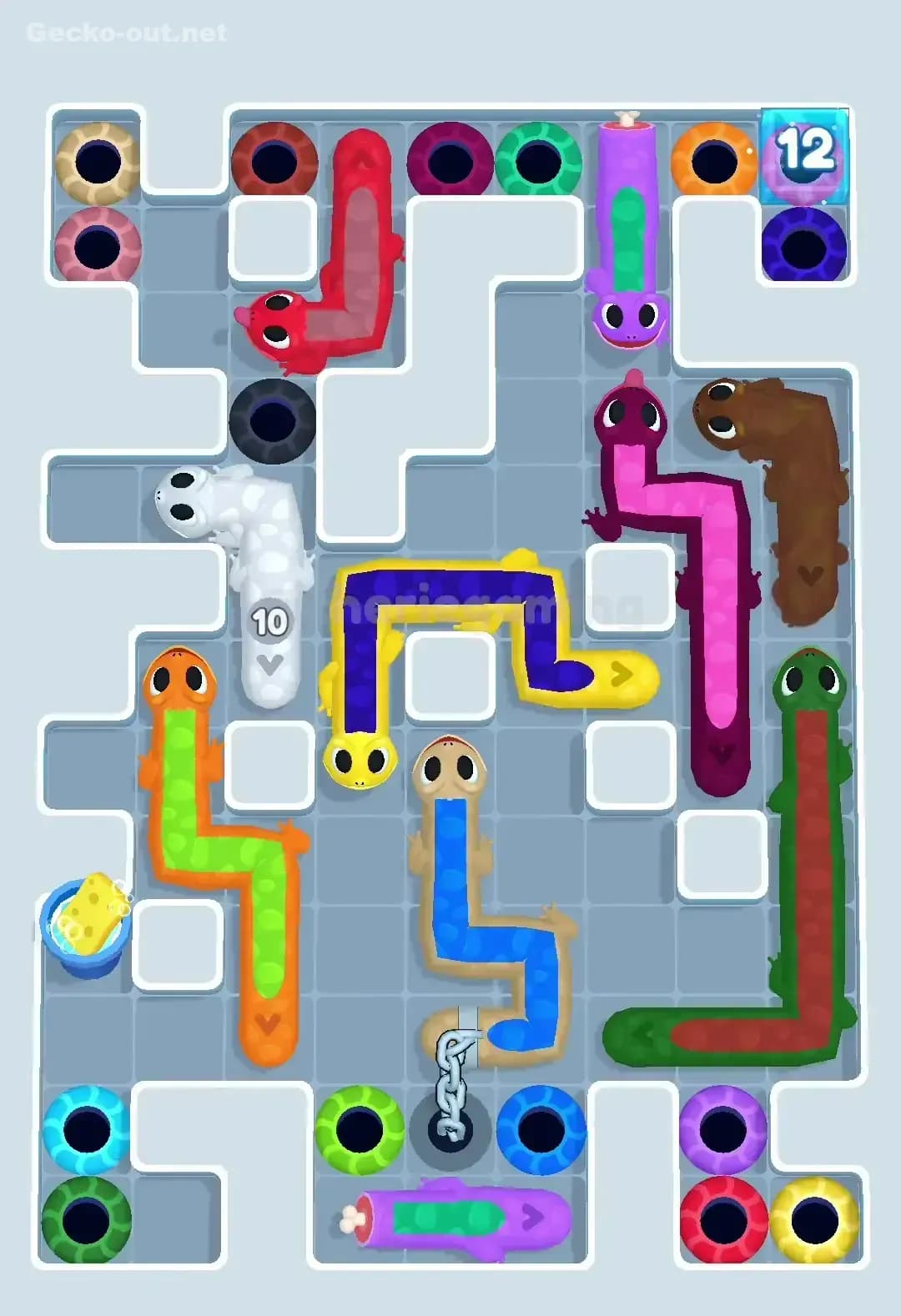 Gecko Out Level 538 Screenshot