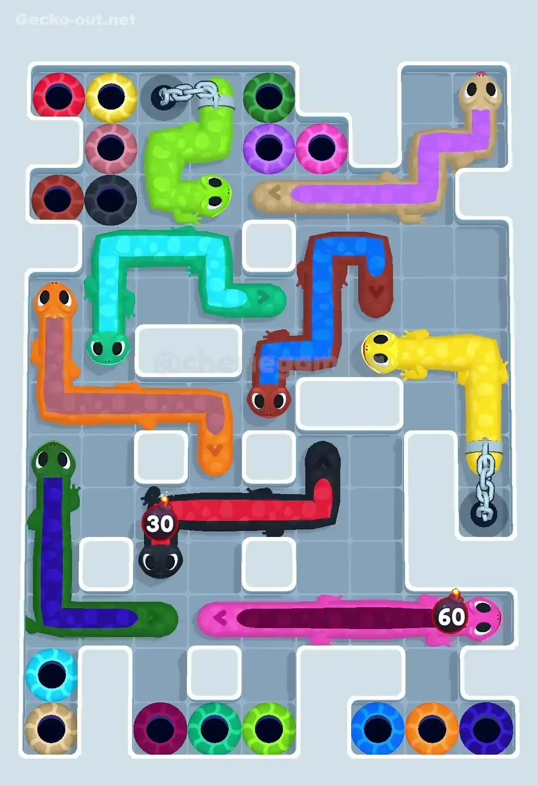 Gecko Out Level 537 Screenshot