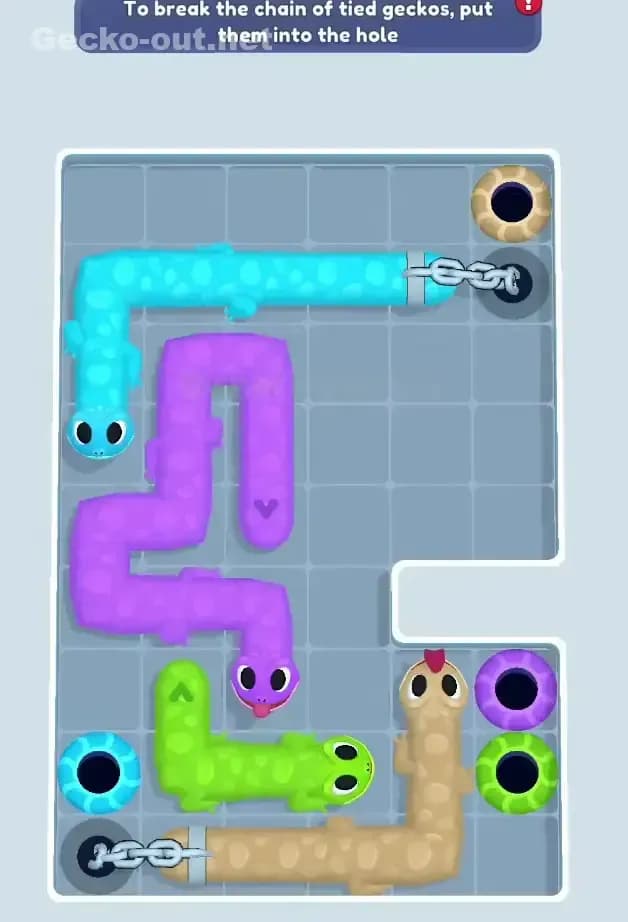 Gecko Out Level 523 Screenshot