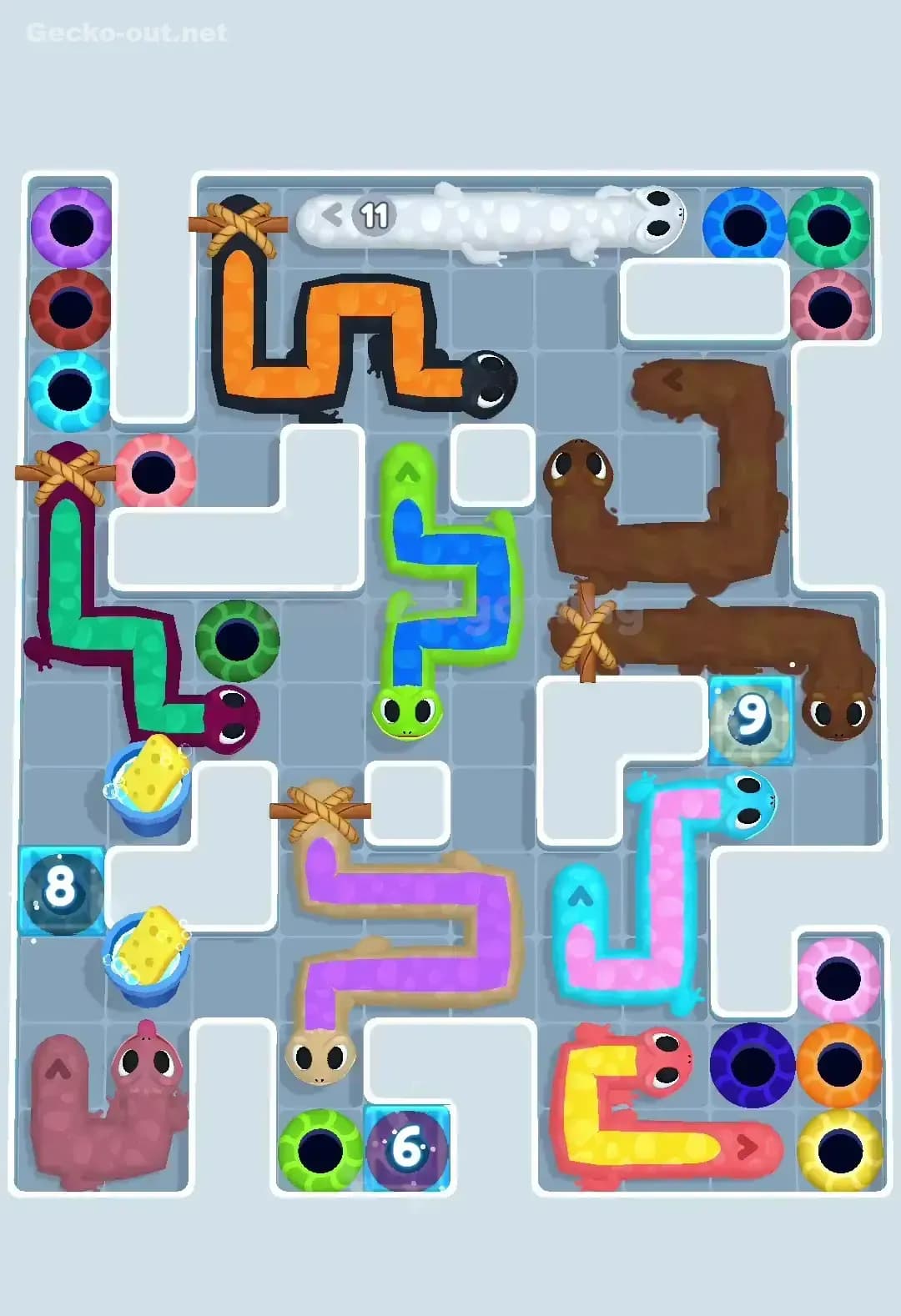 Gecko Out Level 507 Screenshot