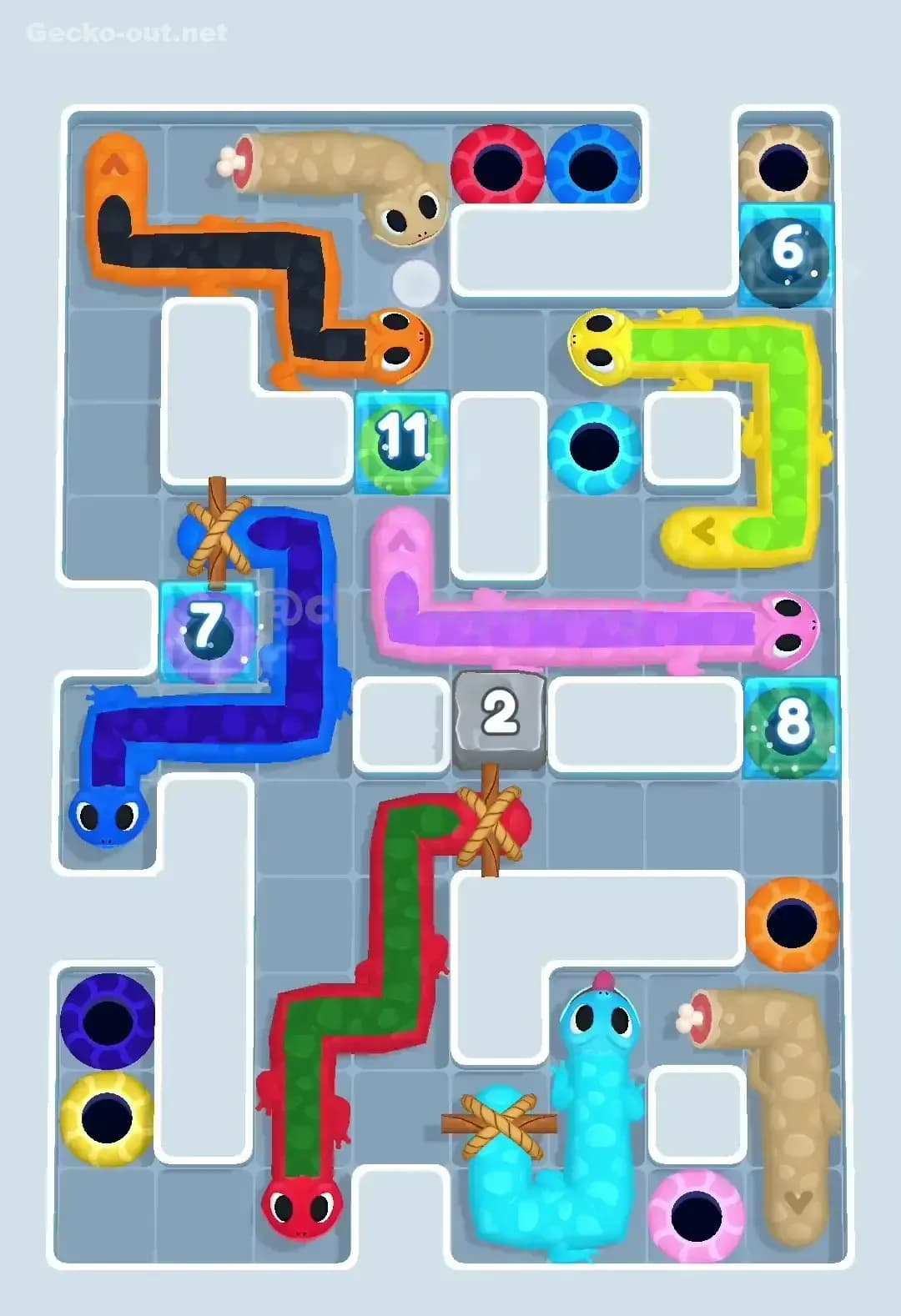 Gecko Out Level 502 Screenshot