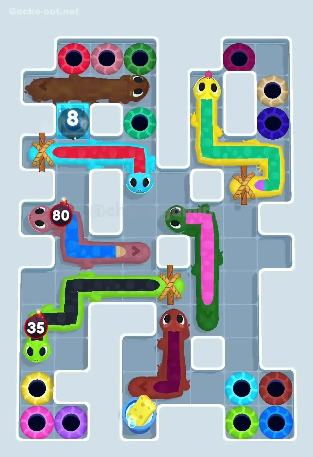 Gecko Out Level 500 Screenshot