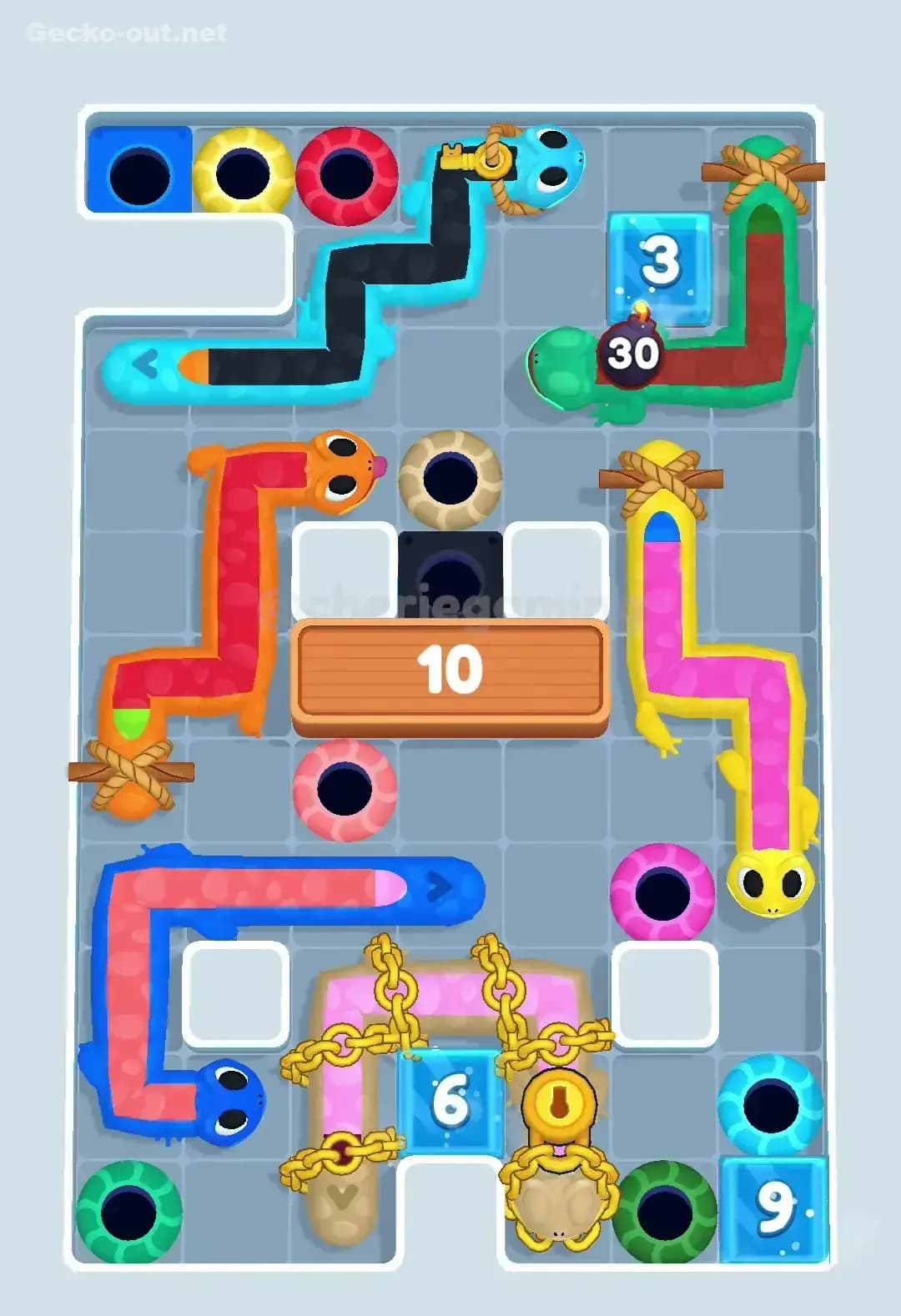 Gecko Out Level 497 Screenshot