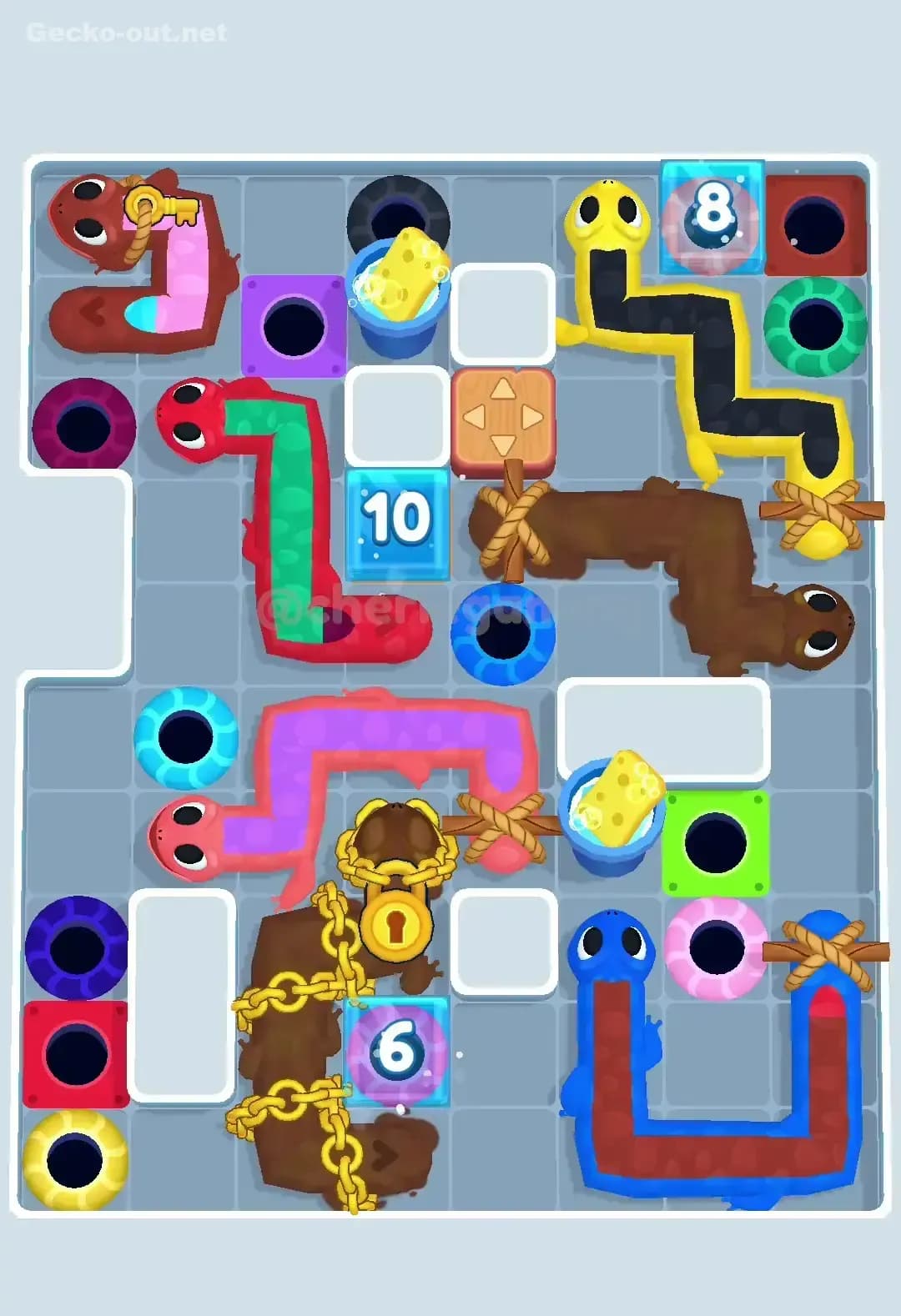 Gecko Out Level 494 Screenshot