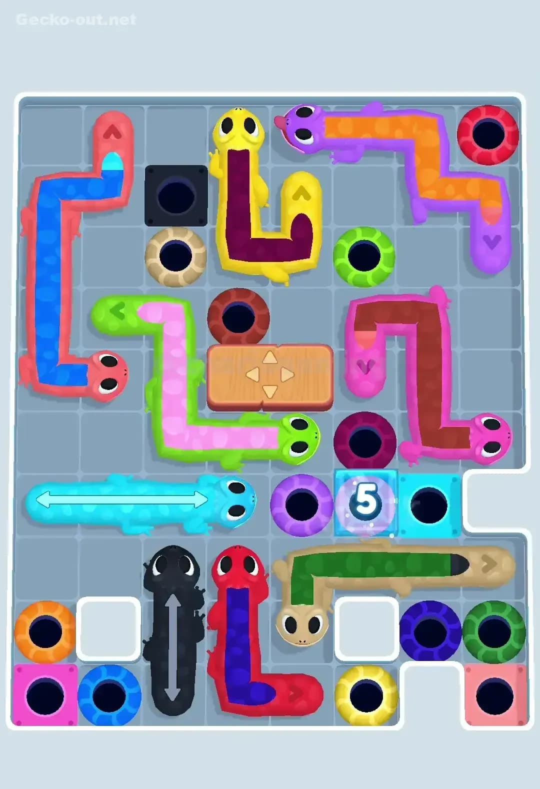 Gecko Out Level 492 Screenshot