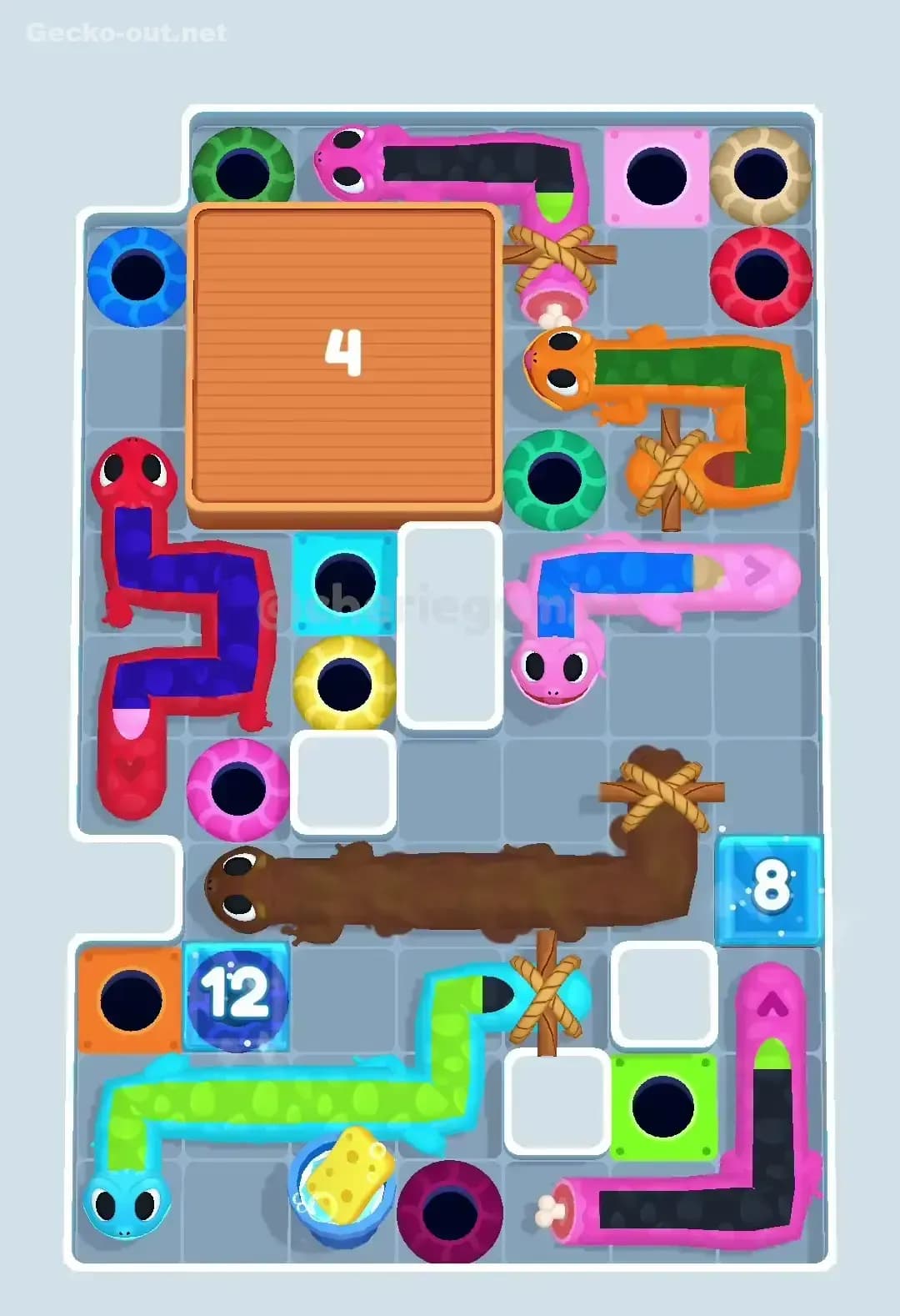 Gecko Out Level 490 Screenshot