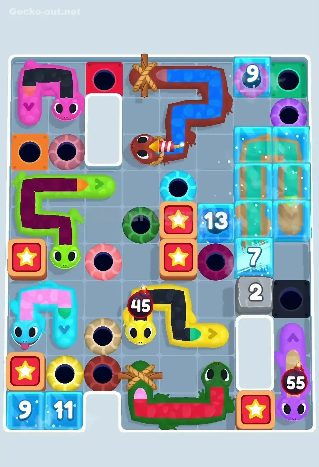 Gecko Out Level 489 Screenshot