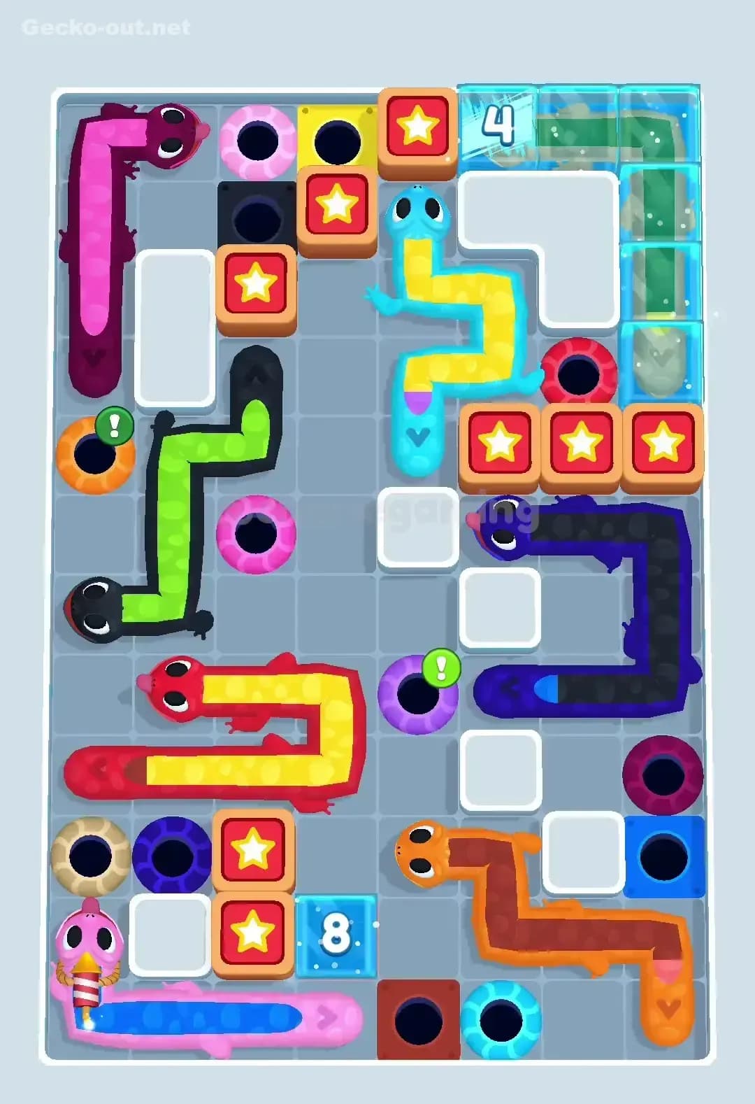 Gecko Out Level 458 Screenshot