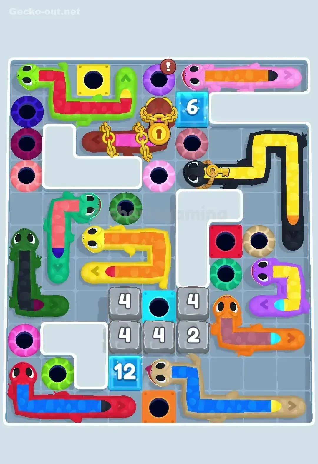 Gecko Out Level 447 Screenshot