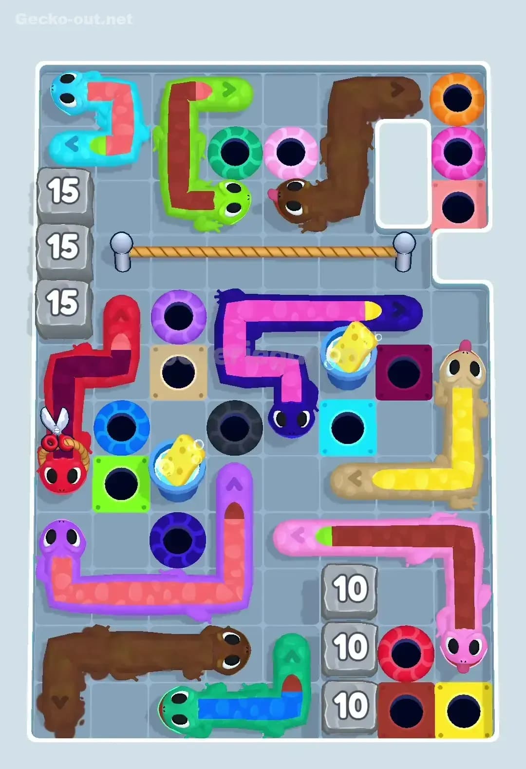 Gecko Out Level 446 Screenshot