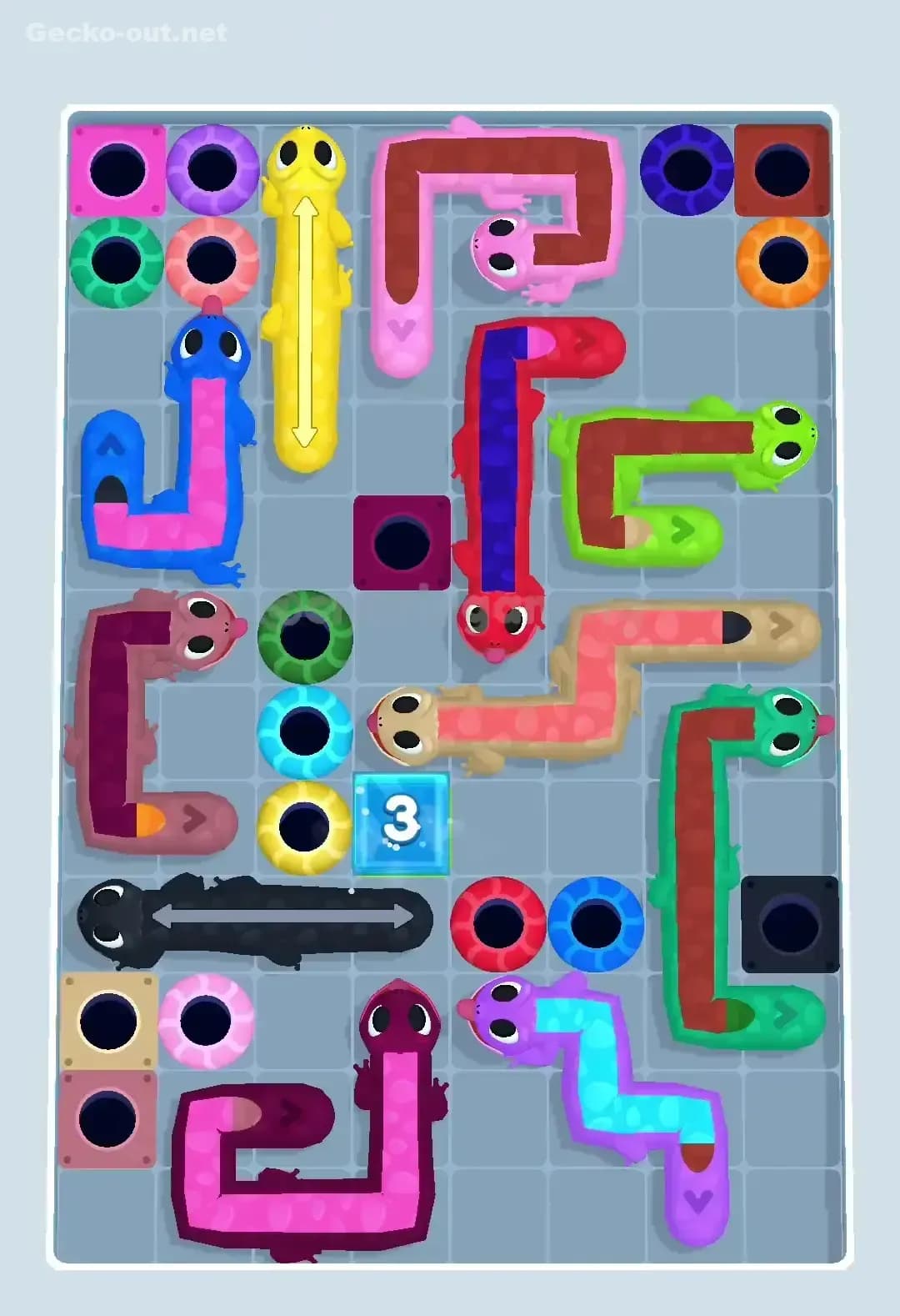 Gecko Out Level 444 Screenshot