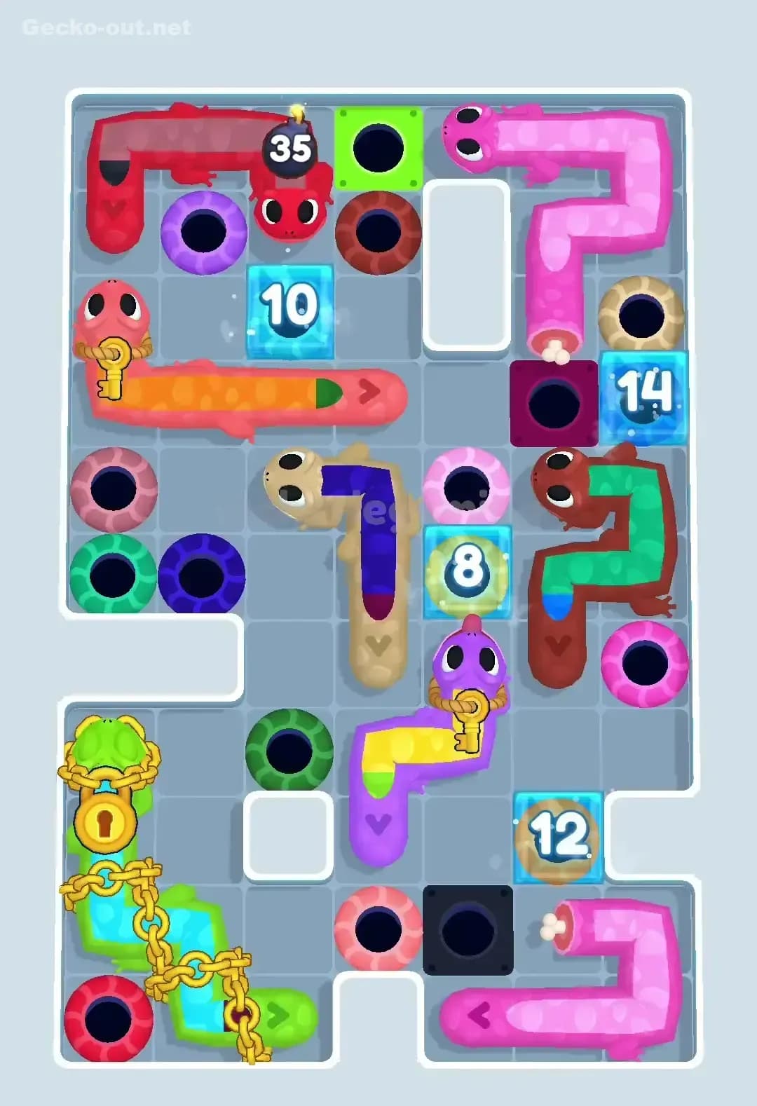 Gecko Out Level 435 Screenshot