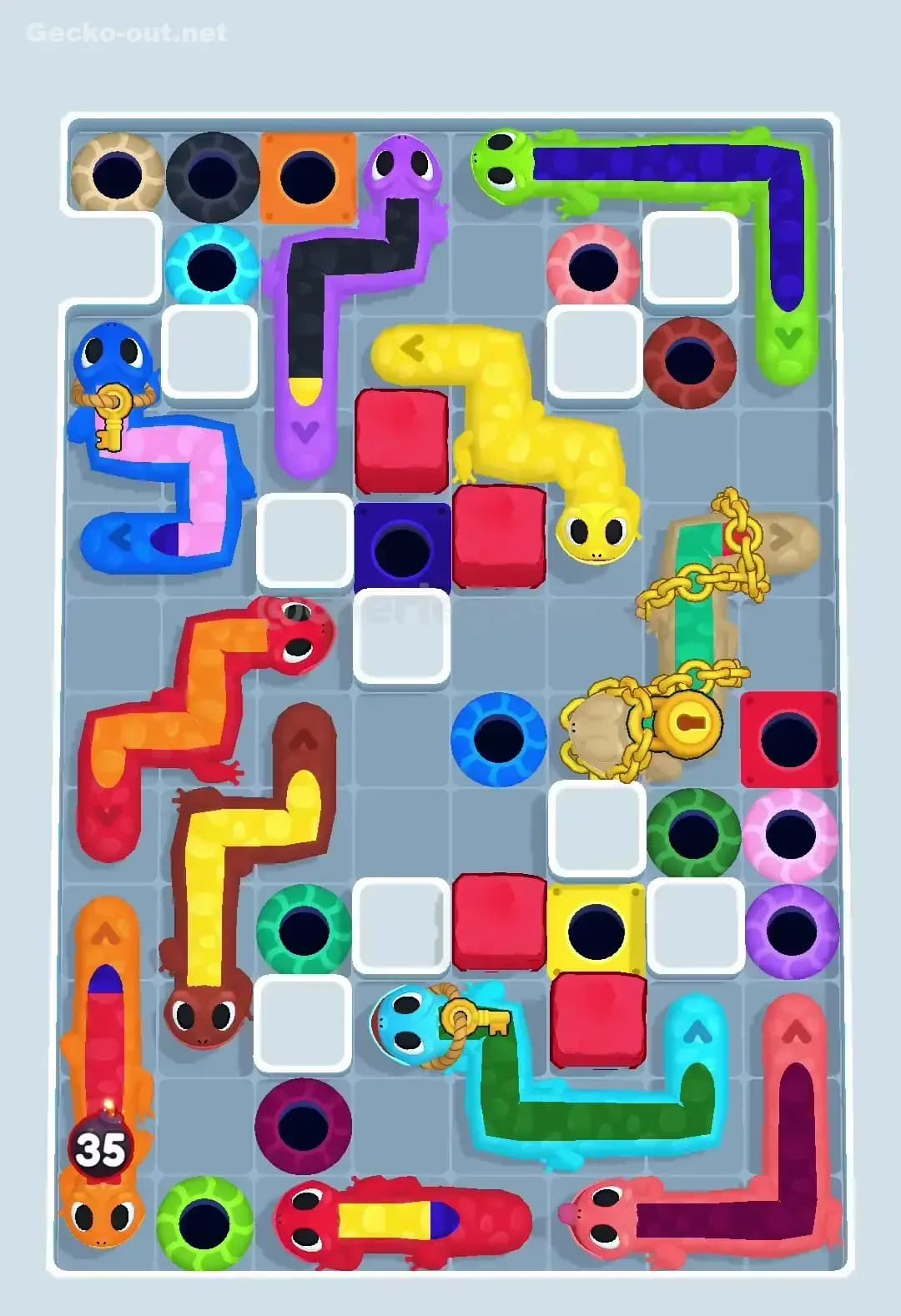 Gecko Out Level 419 Screenshot