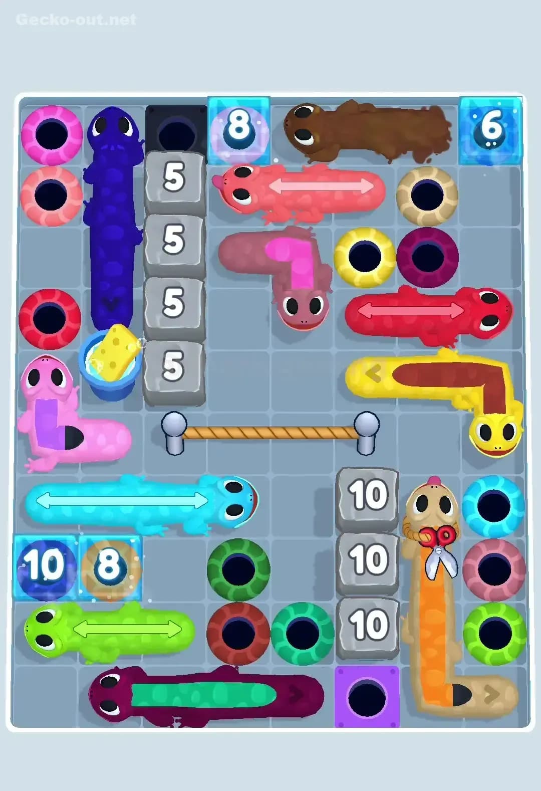 Gecko Out Level 417 Screenshot