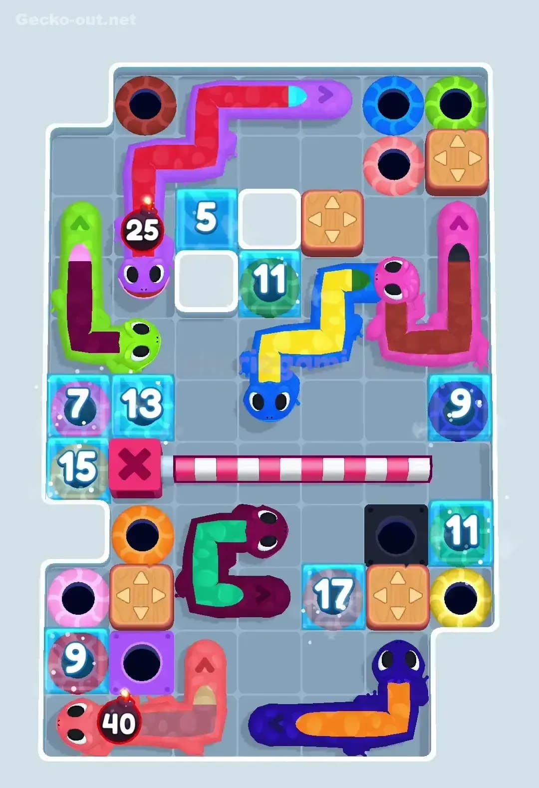 Gecko Out Level 406 Screenshot