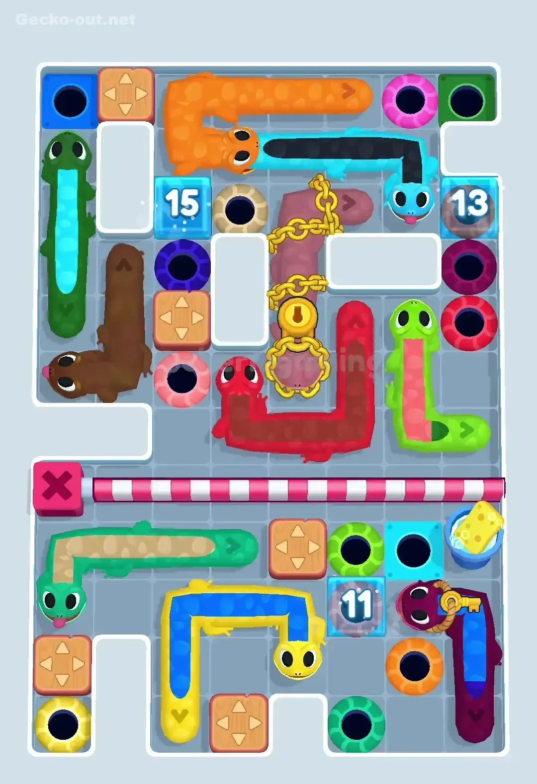 Gecko Out Level 393 Screenshot