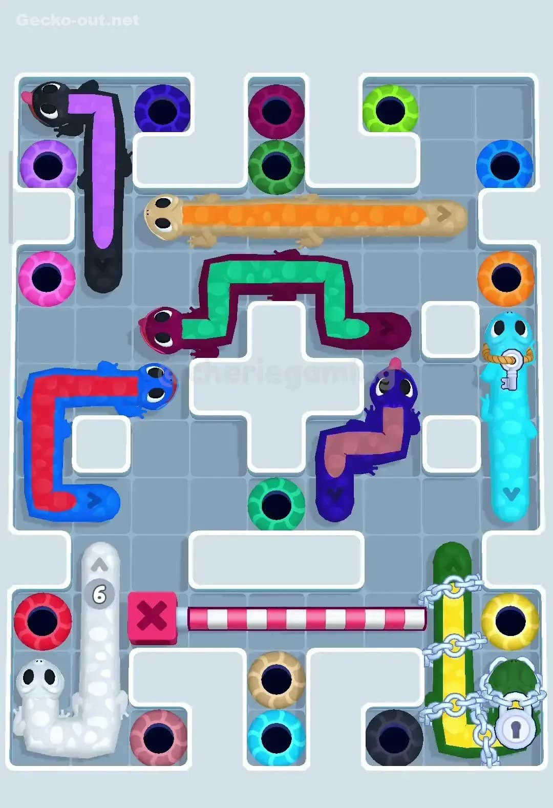 Gecko Out Level 376 Screenshot