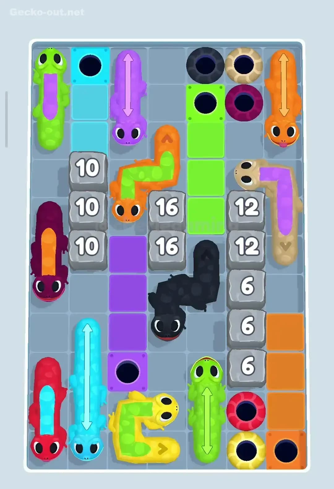 Gecko Out Level 357 Screenshot