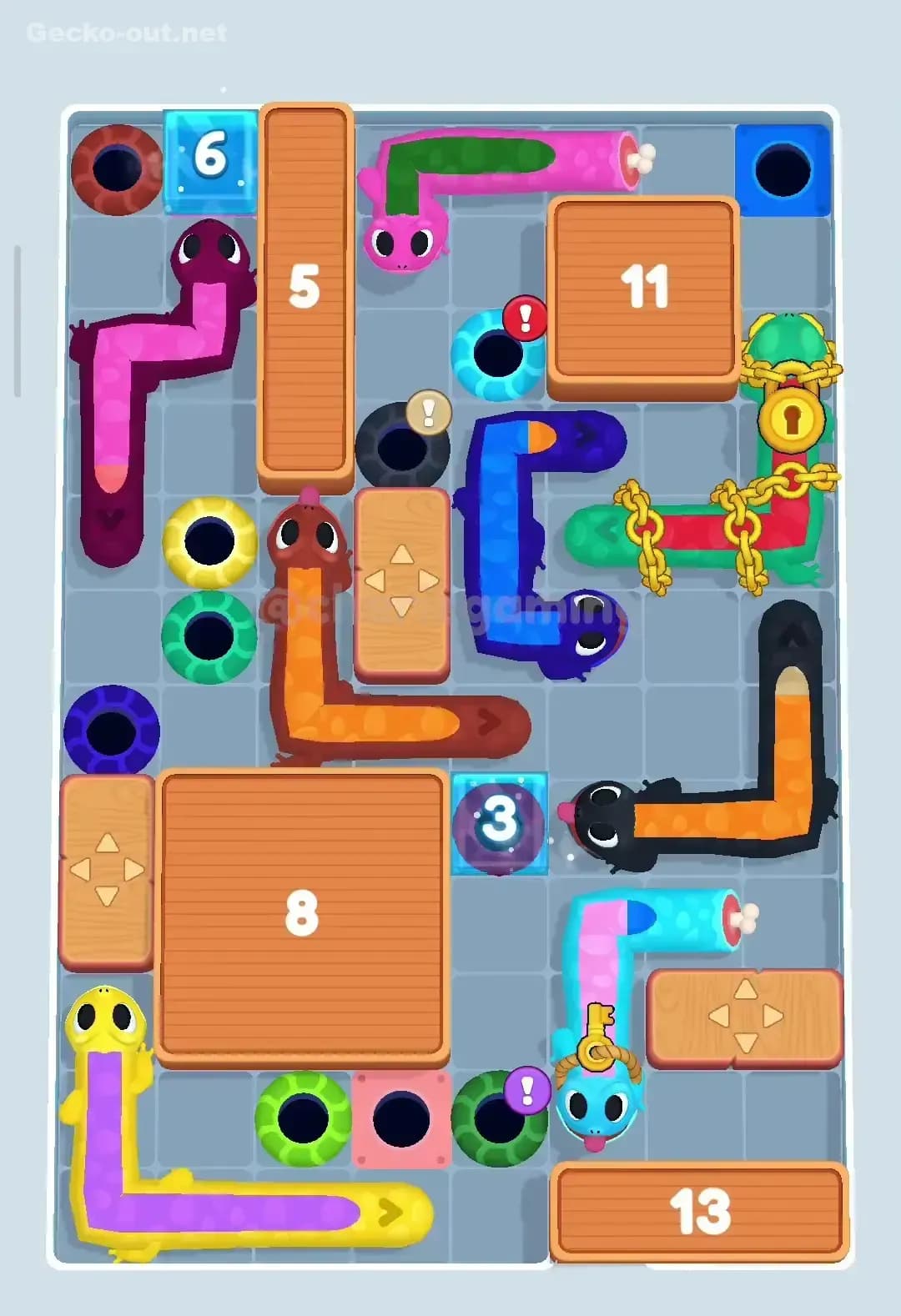 Gecko Out Level 356 Screenshot