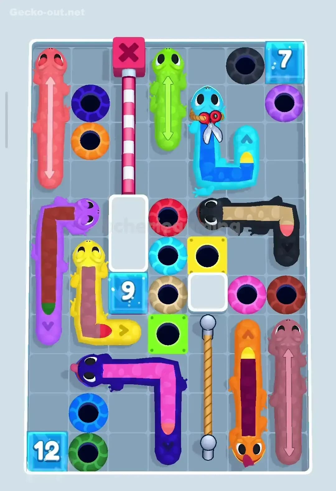 Gecko Out Level 345 Screenshot