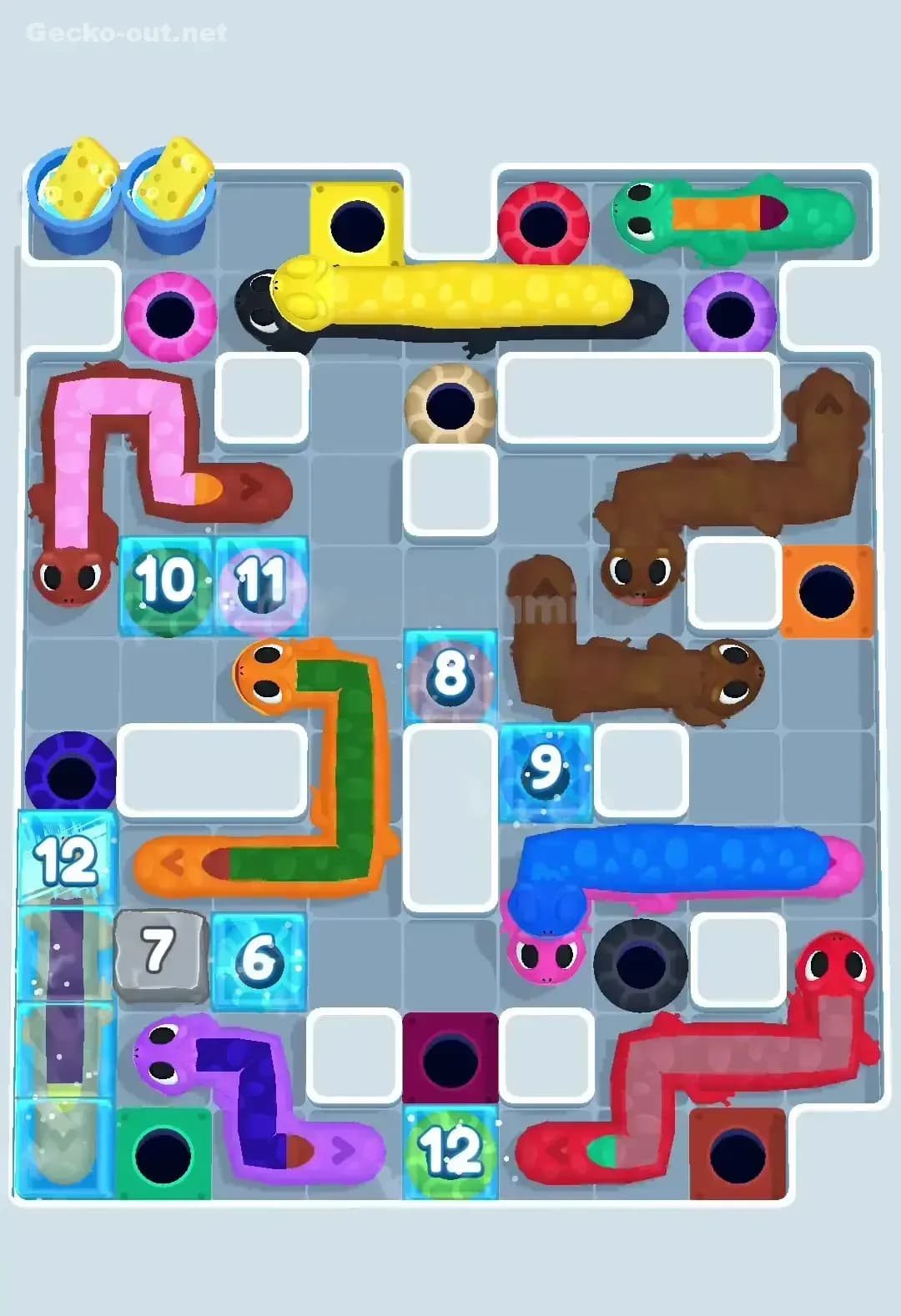 Gecko Out Level 344 Screenshot