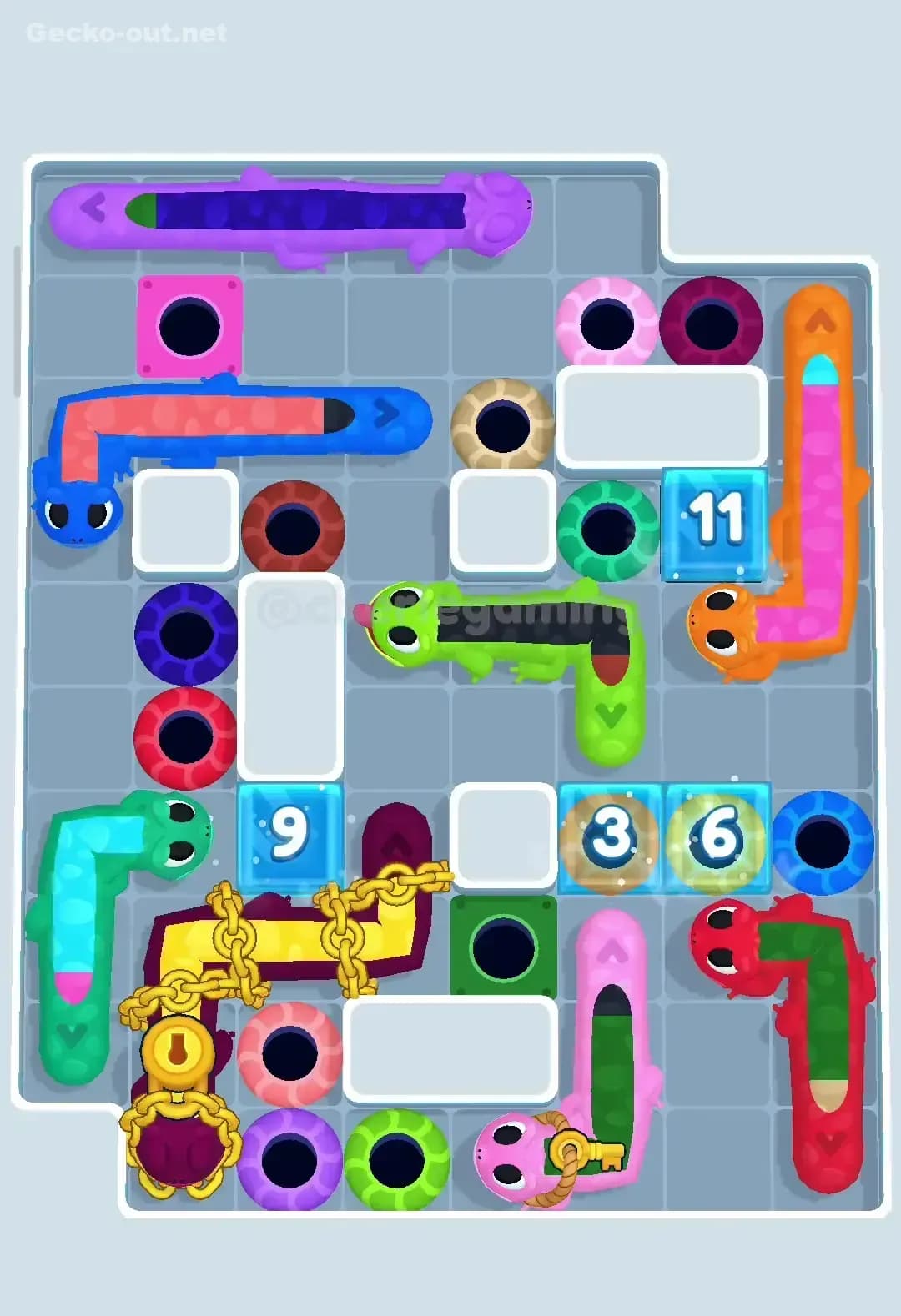 Gecko Out Level 342 Screenshot