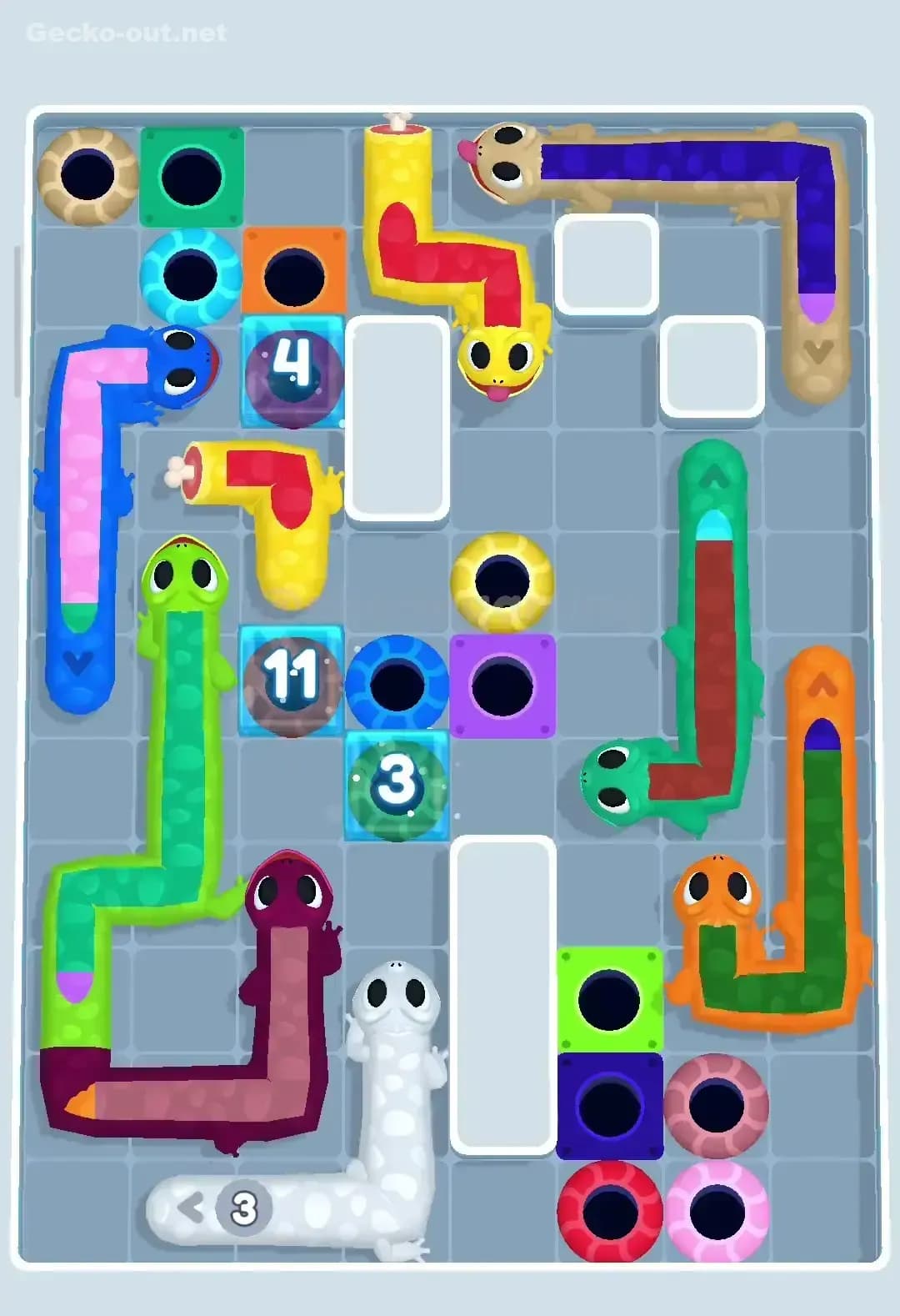 Gecko Out Level 333 Screenshot