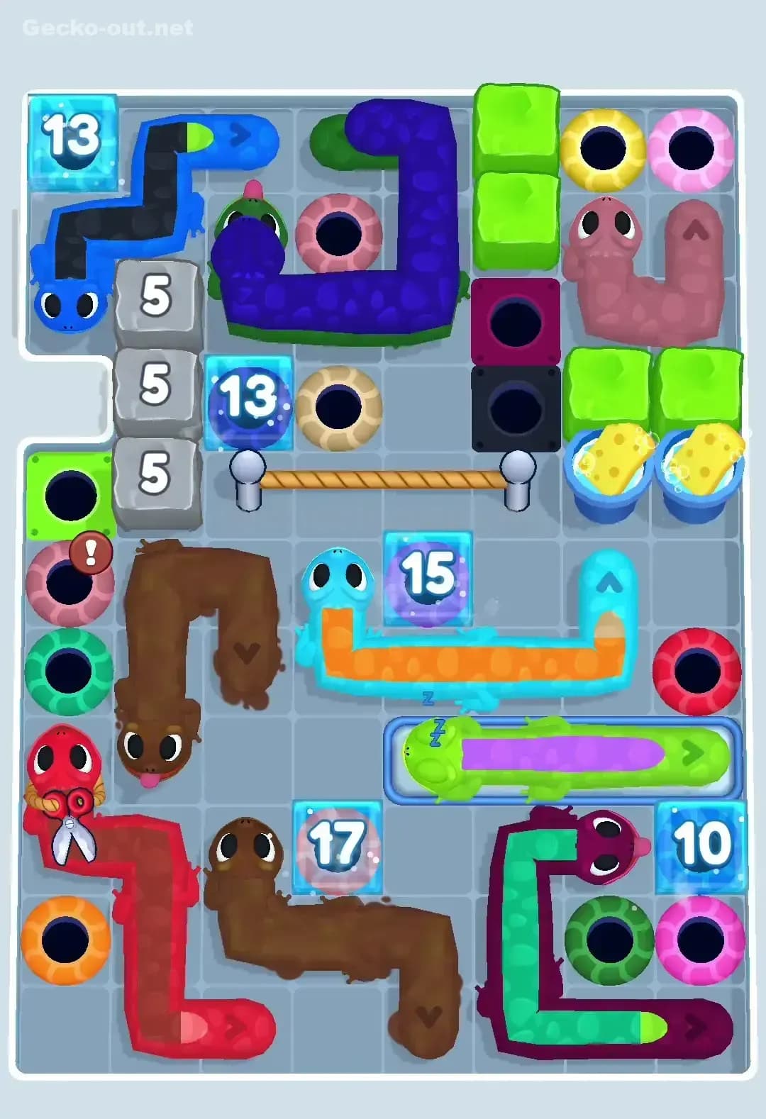 Gecko Out Level 331 Screenshot