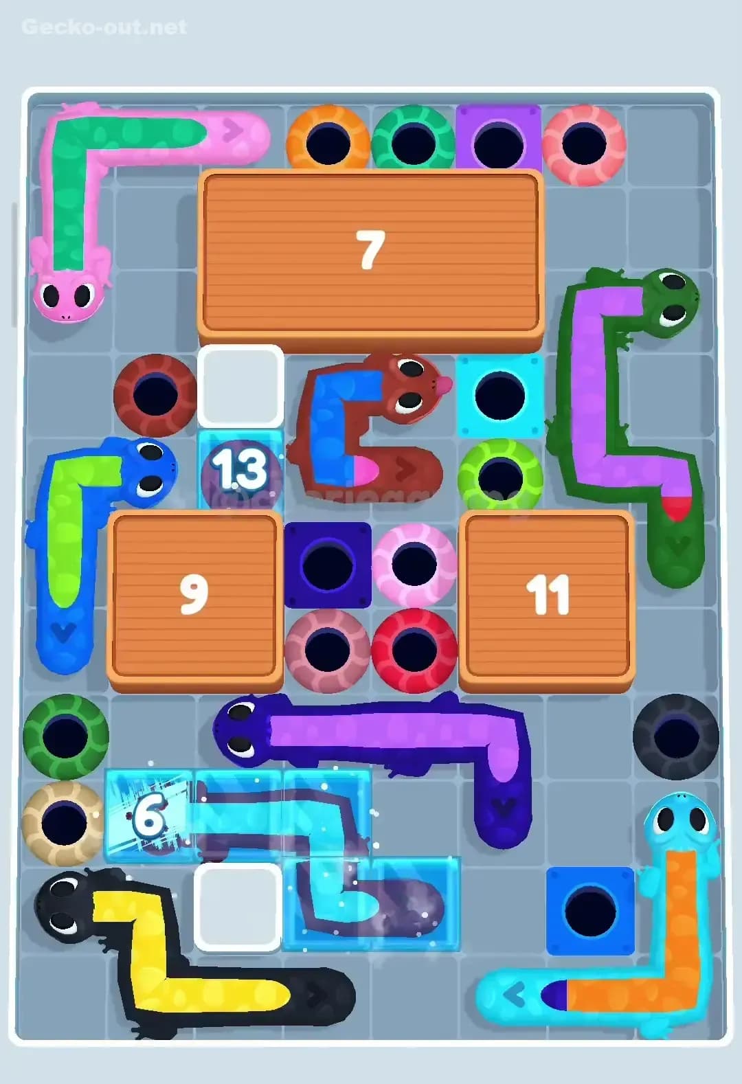 Gecko Out Level 309 Screenshot