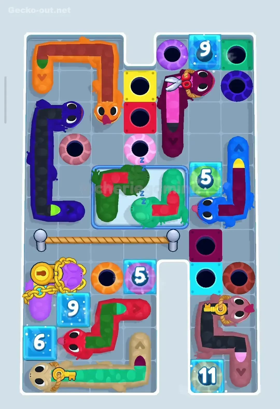 Gecko Out Level 306 Screenshot