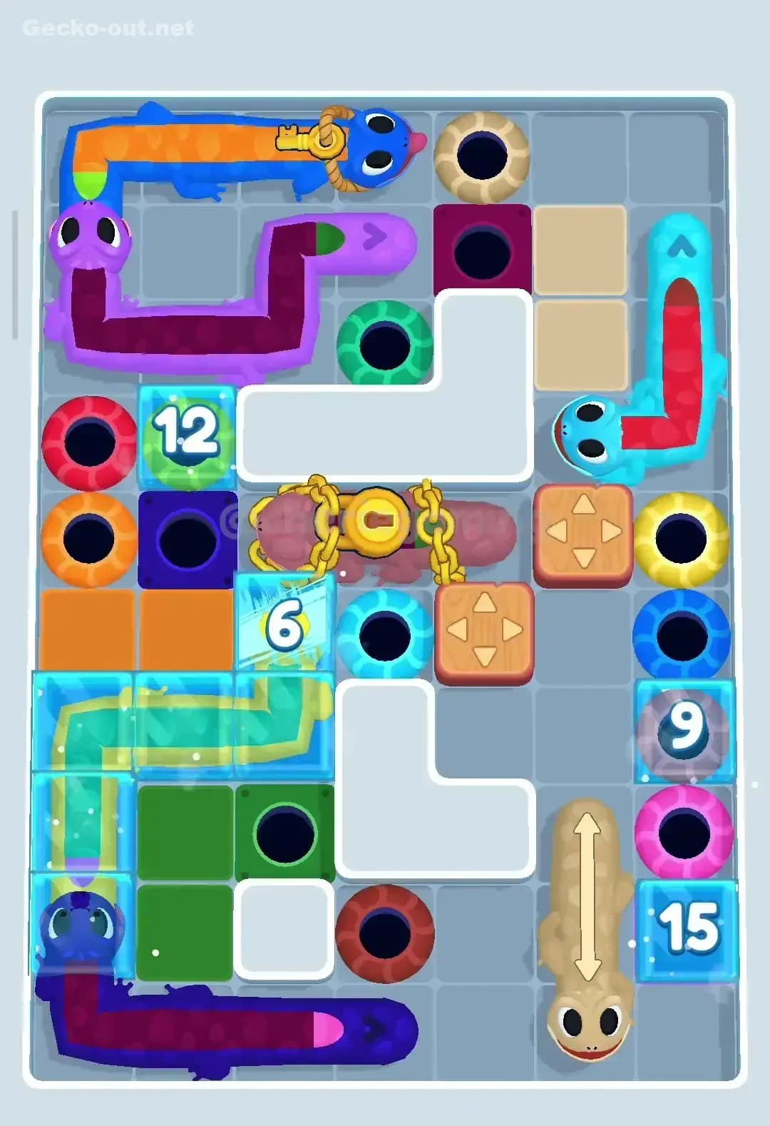 Gecko Out Level 304 Screenshot