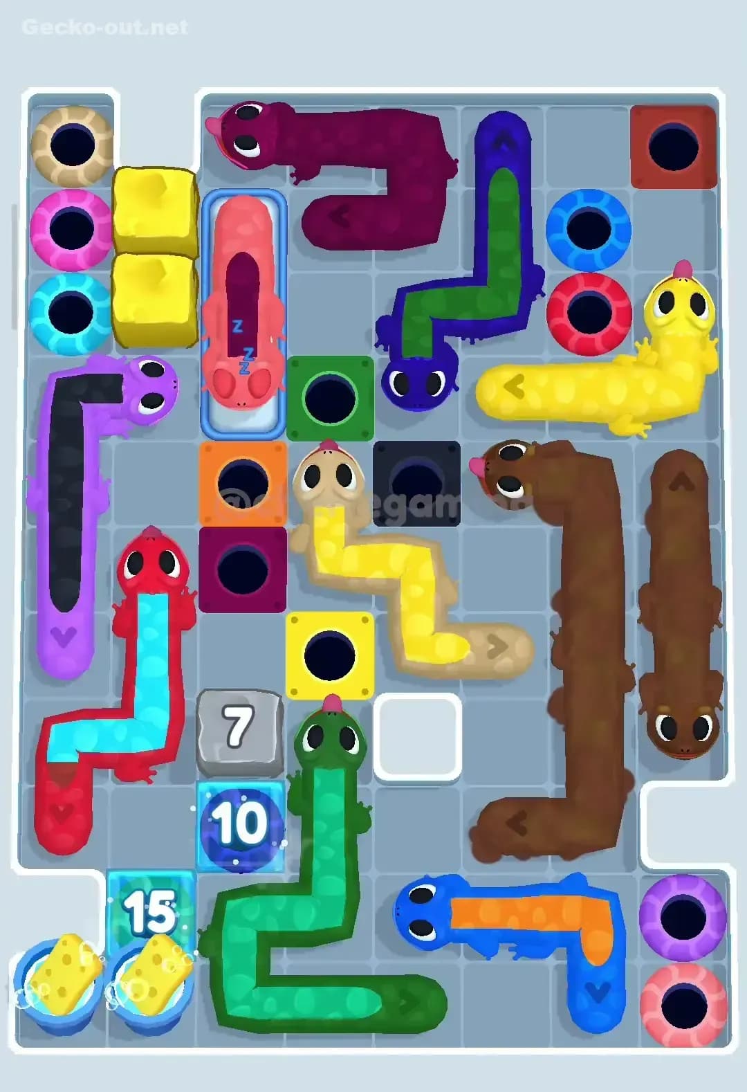 Gecko Out Level 287 Screenshot